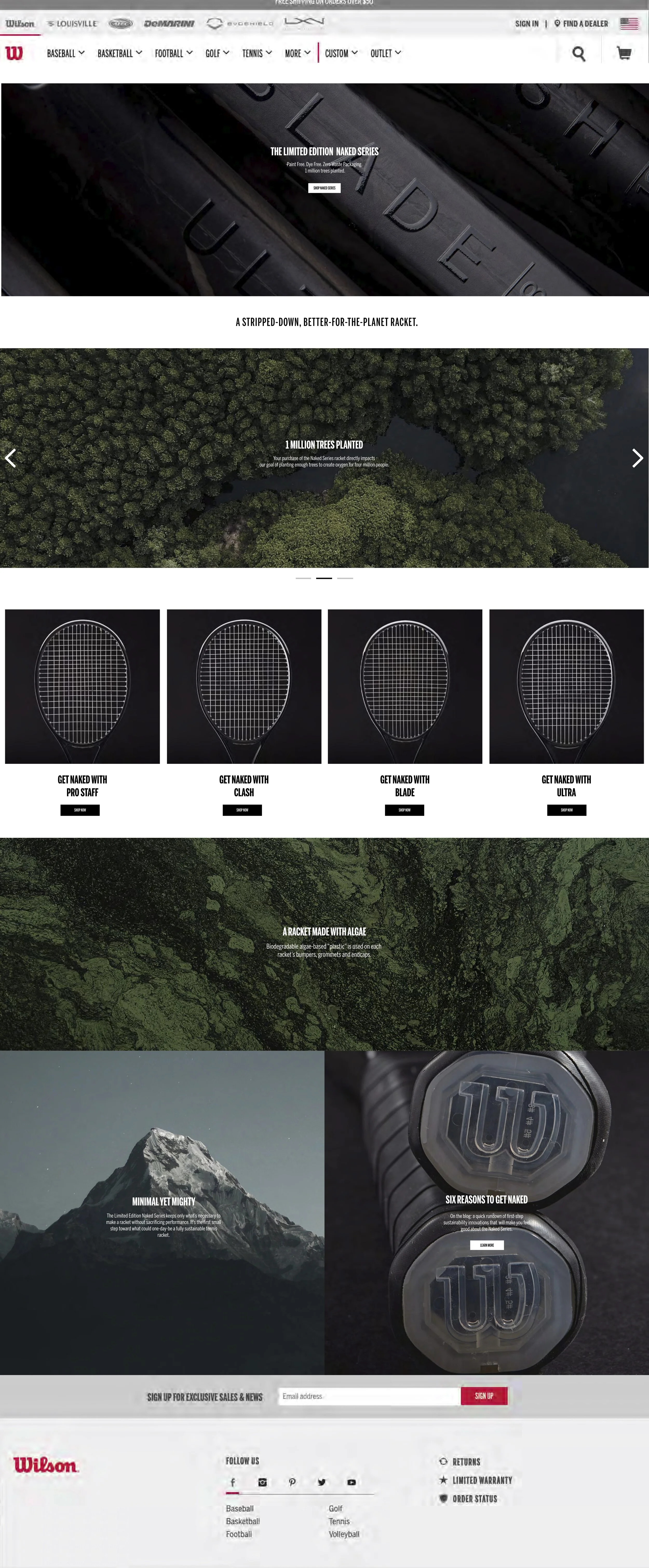 Landing Page - Desktop
