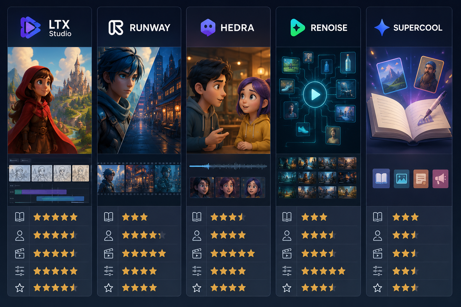 From Plot to Animation : Which AI suit you? 