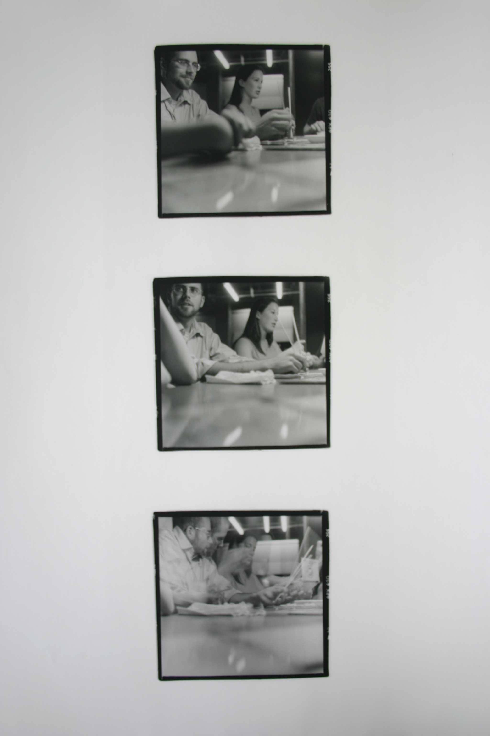  16x20" Silver Gelatin Print, single sheet triptych 