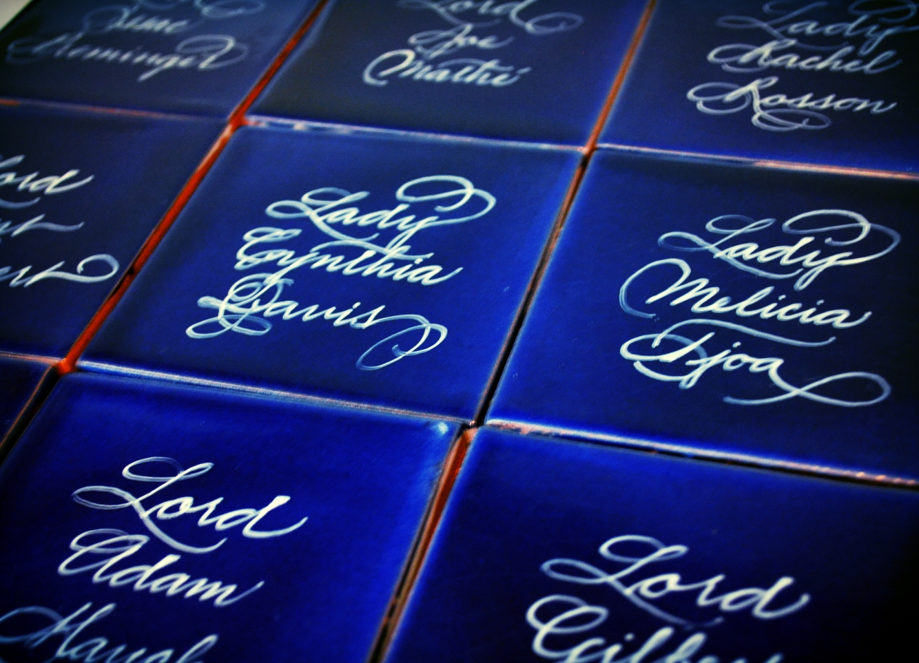 Houston Calligrapher Tiles 2 Feb 2015.JPG