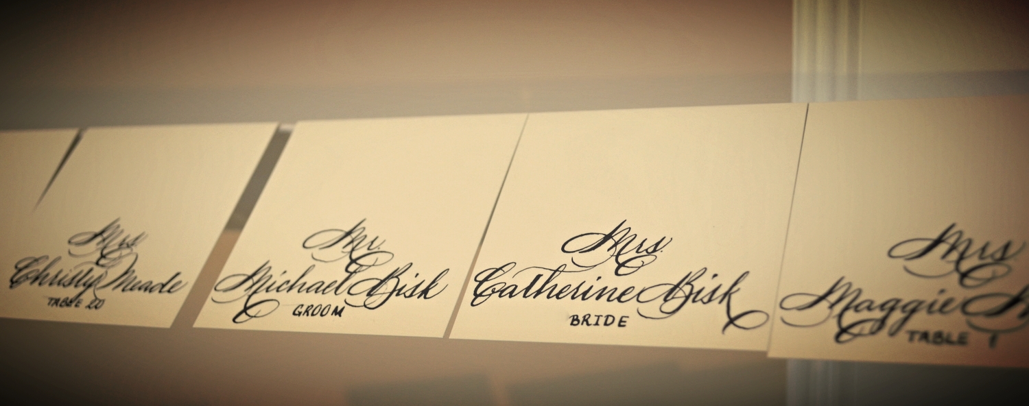 Houston Calligraphy Place Cards.JPG