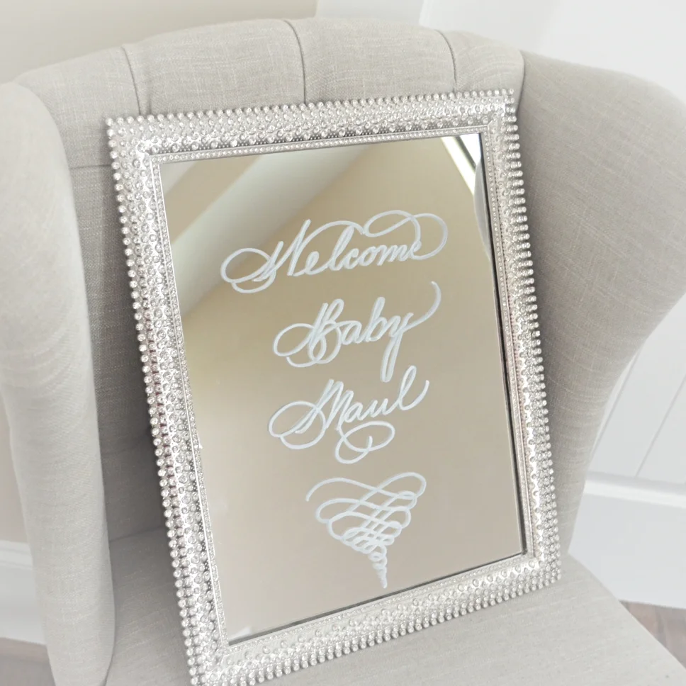 Houston Mirror Calligraphy