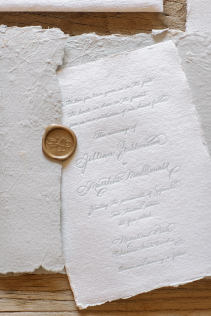 Houston Calligraphy Wedding Handmade Paper 5.JPG