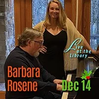 Sunday Live at the Library -  Barbara Rosene: A Jolly Holiday with the American Songbook