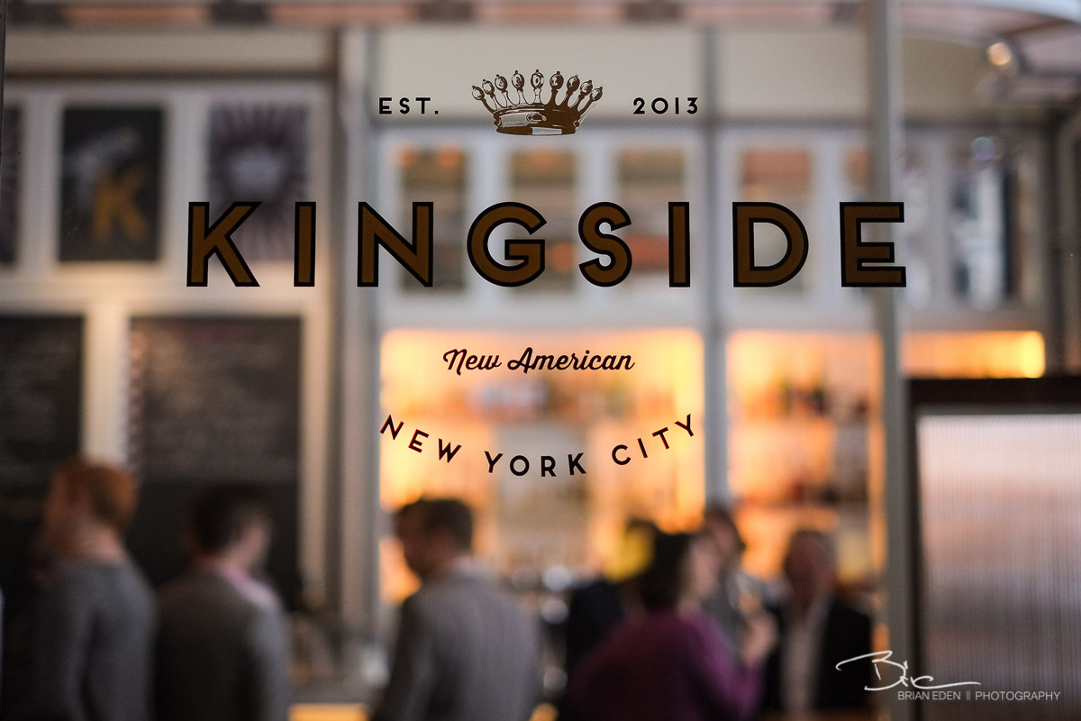 After a few pre-wedding portraits, we headed downstairs to Kingside to meet the guests for Champagne and pastries.