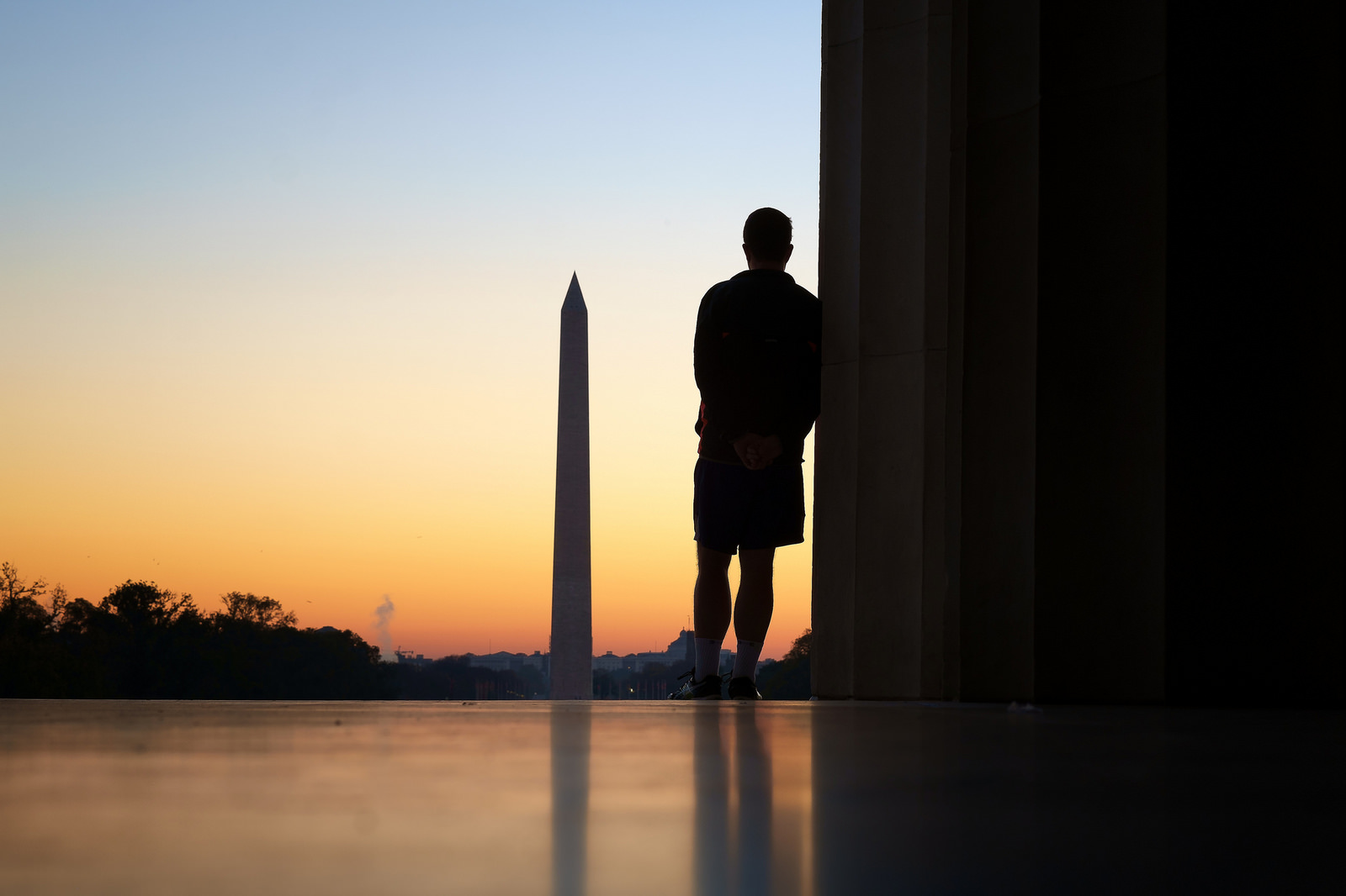 "Washington, DC sunrise" November, 2015, Washington, DC Fujifilm XPro1, 56mm, f/8, 1/25, ISO 200