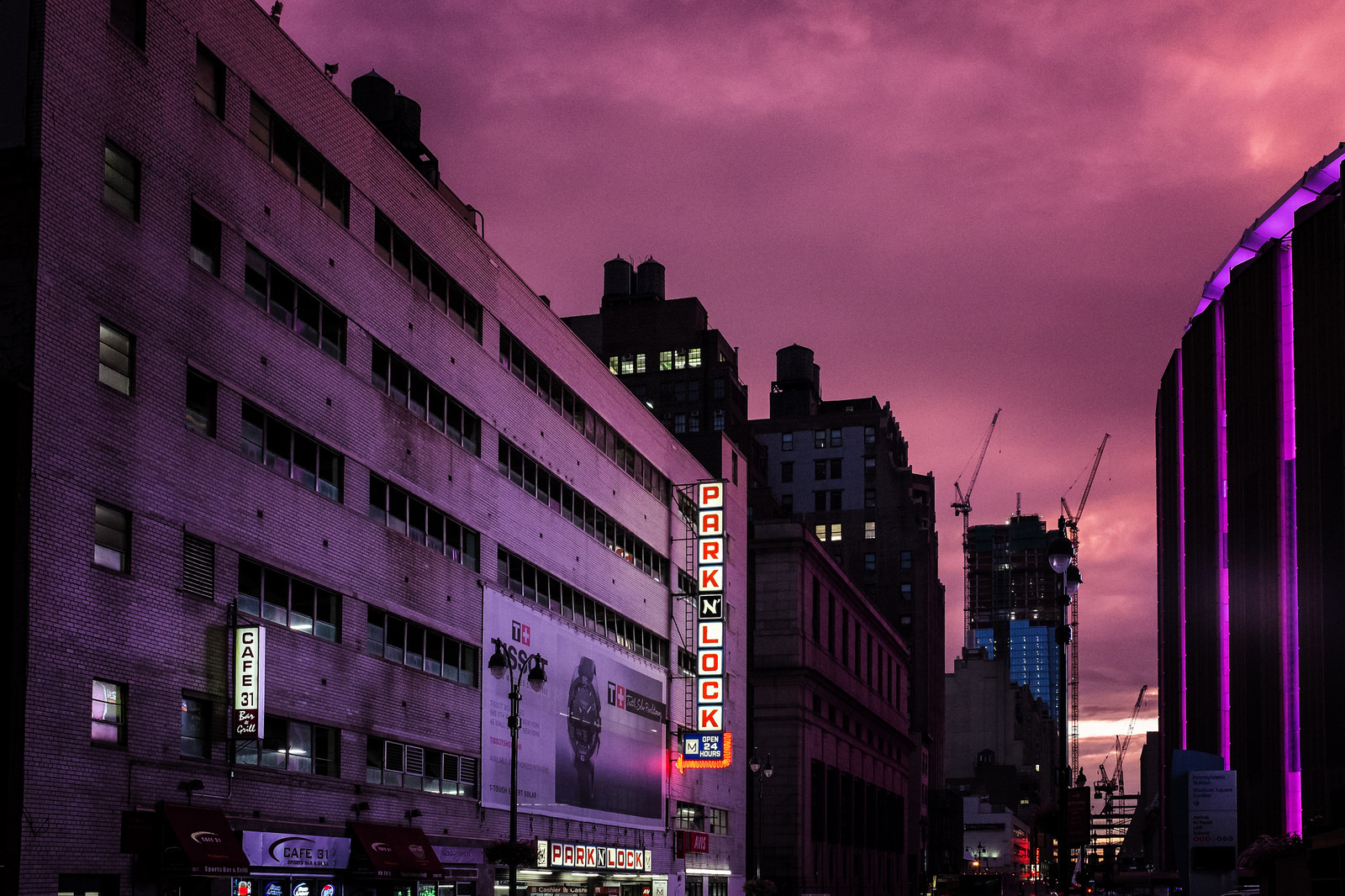 "31st Street Sunset" August 2015, New York, NY Fujifilm X100s, 23mm, f/8, 1/90, ISO 6400