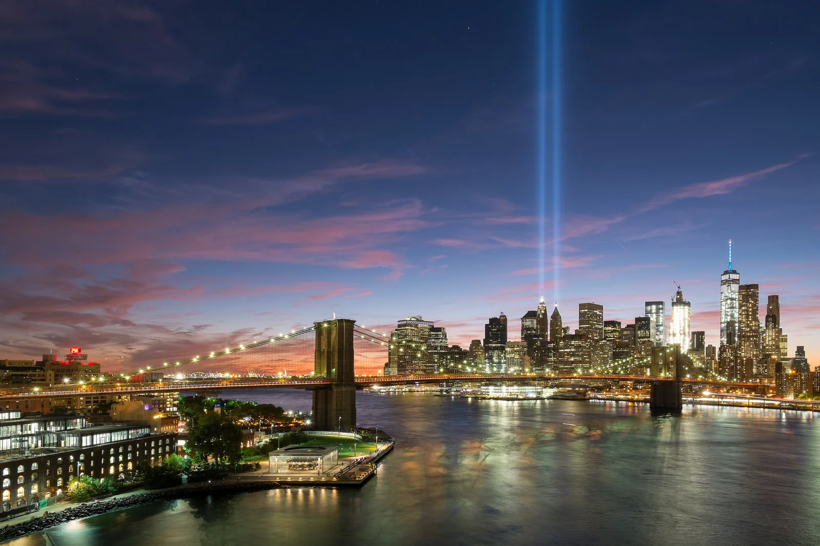"Tribute in Light" September 11, 2016. New York City Fujifilm XPro1, 14mm, f/8, 10s, ISO 400