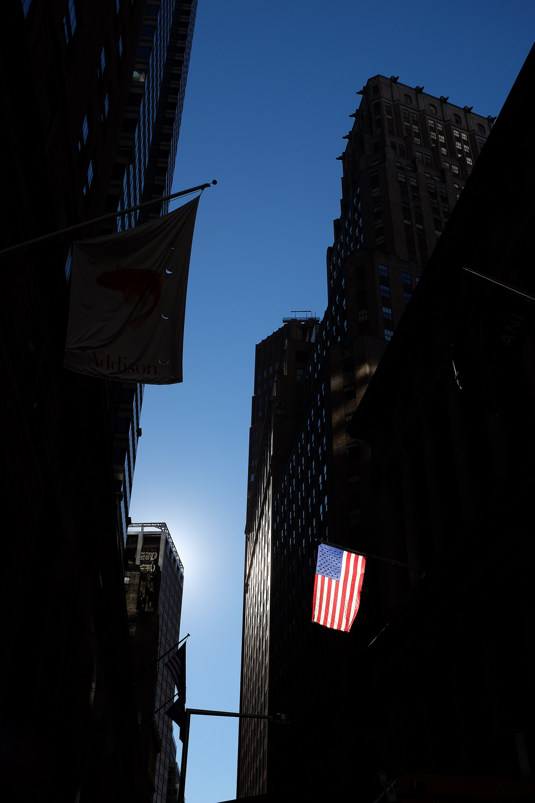 "A ray of hope. Wall Street, 9:25 a.m." October, 2016. New York City Fujifilm X100s, 23mm, f/8, 1/500, ISO 200