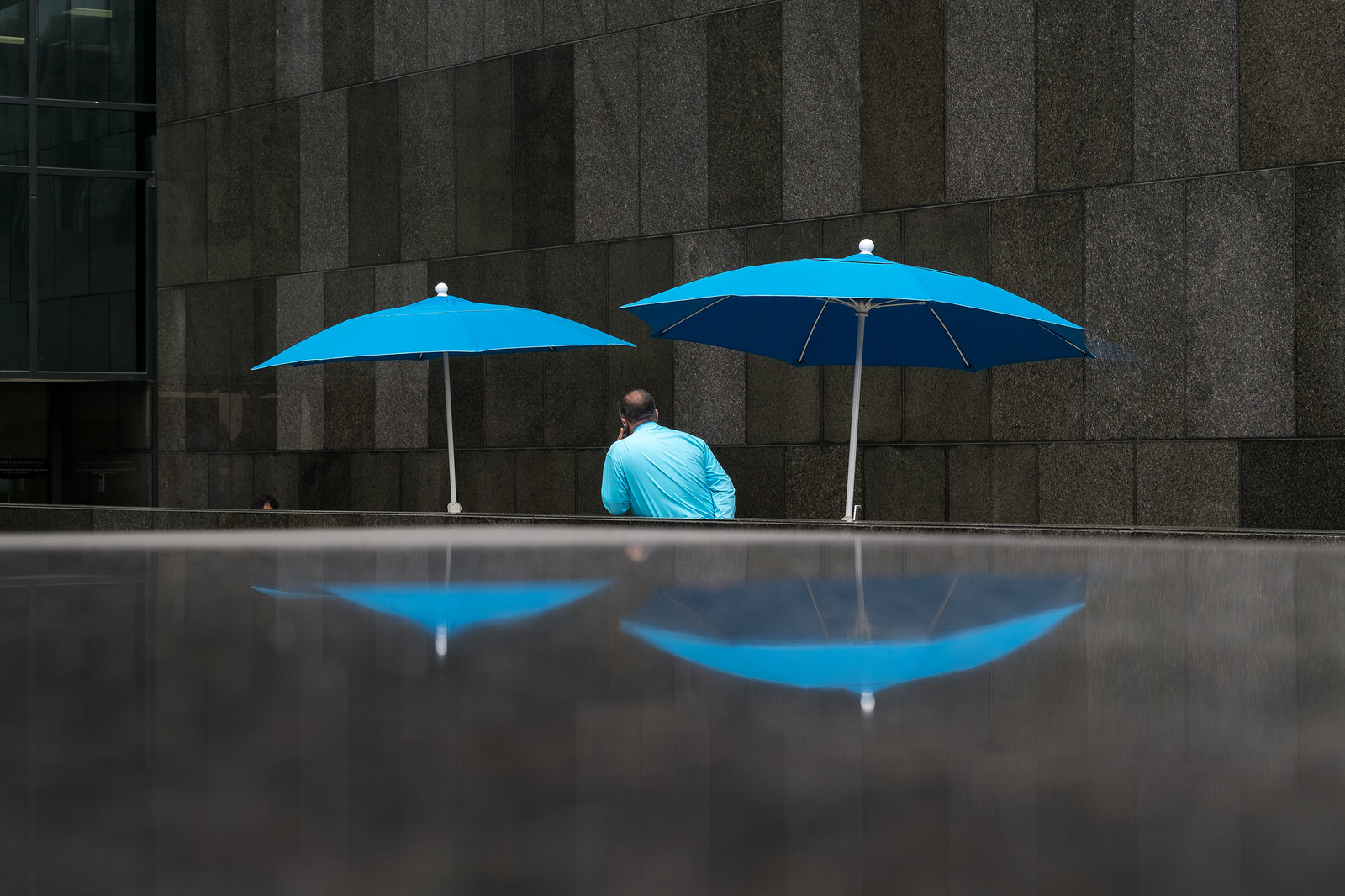 "Black and blue" May, 2016. Downtown Los Angeles Fujifilm XPro1, 56mm, f/8, 1/125, ISO 500