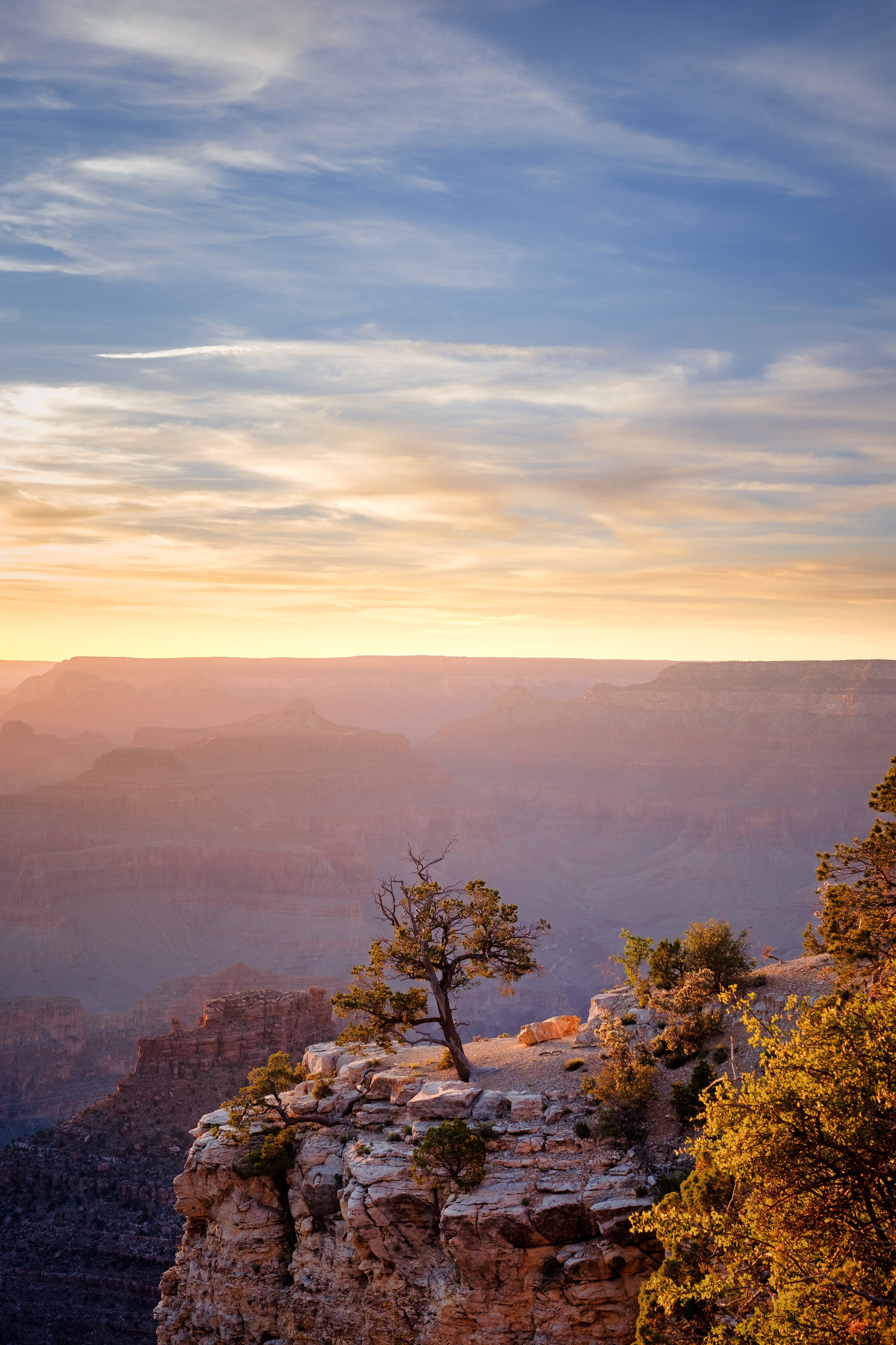 Sunset on the South Rim Trail