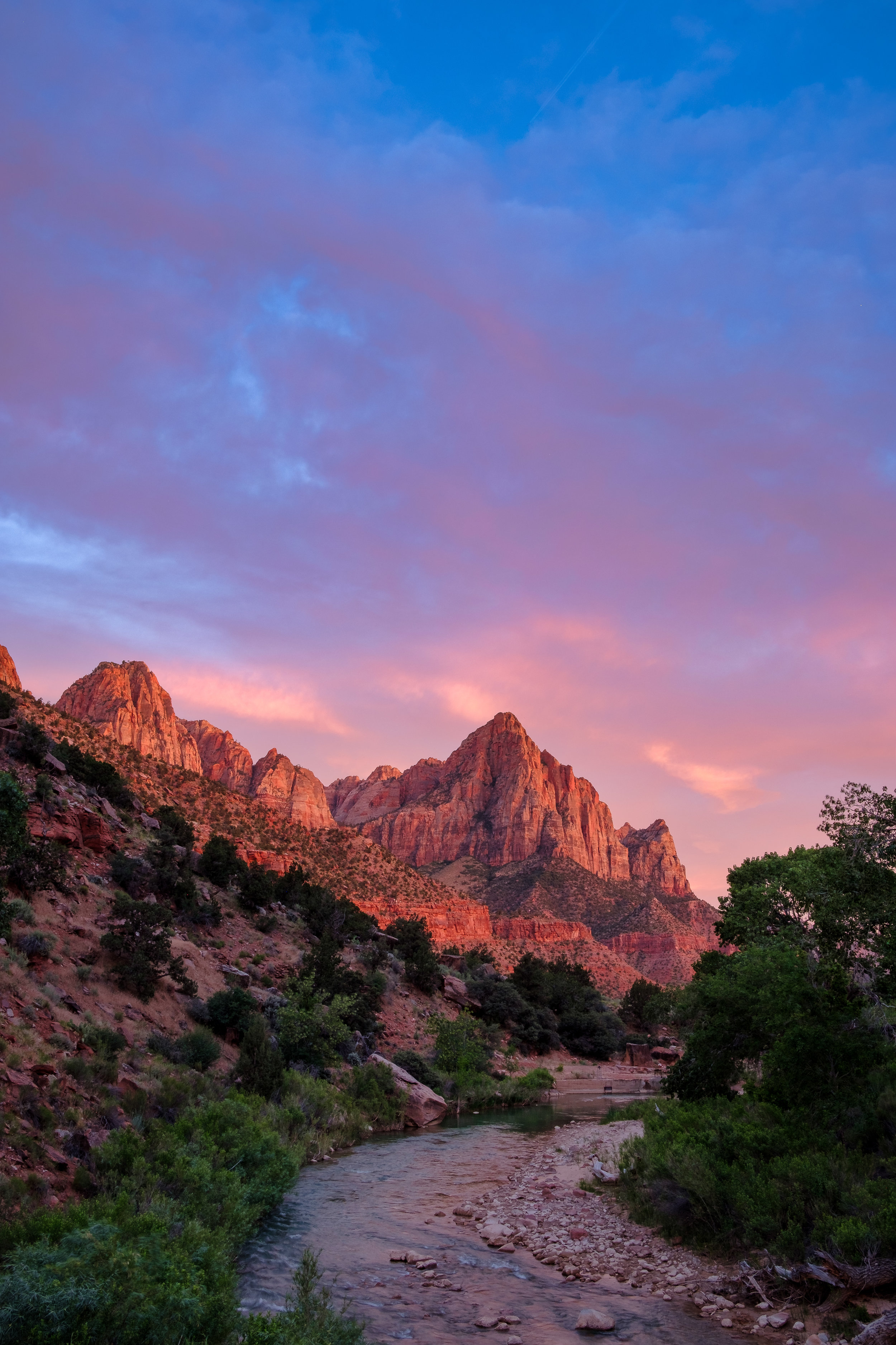 Sunset in Zion