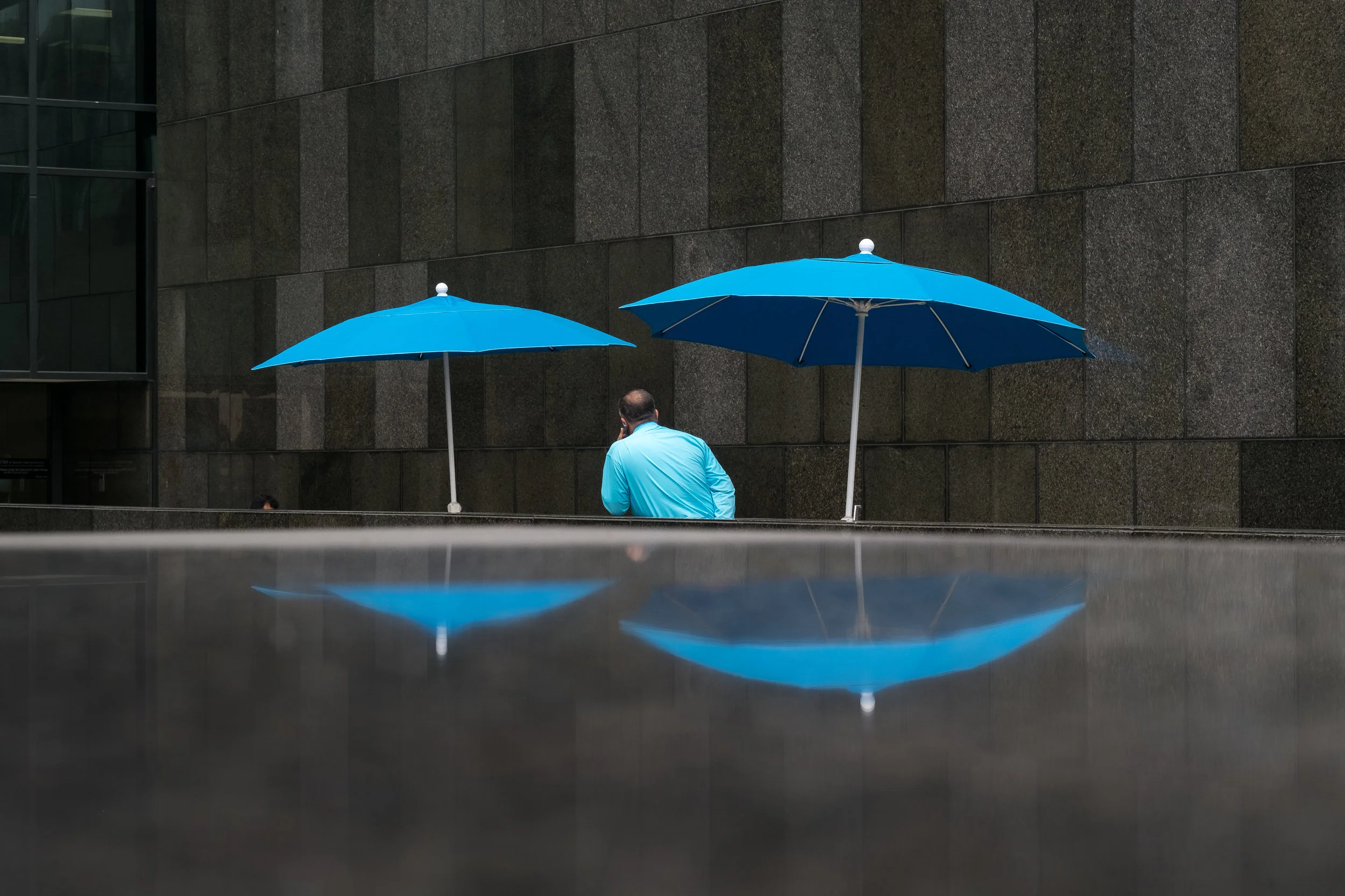 Black and Blue. Downtown LA. May, 2016.