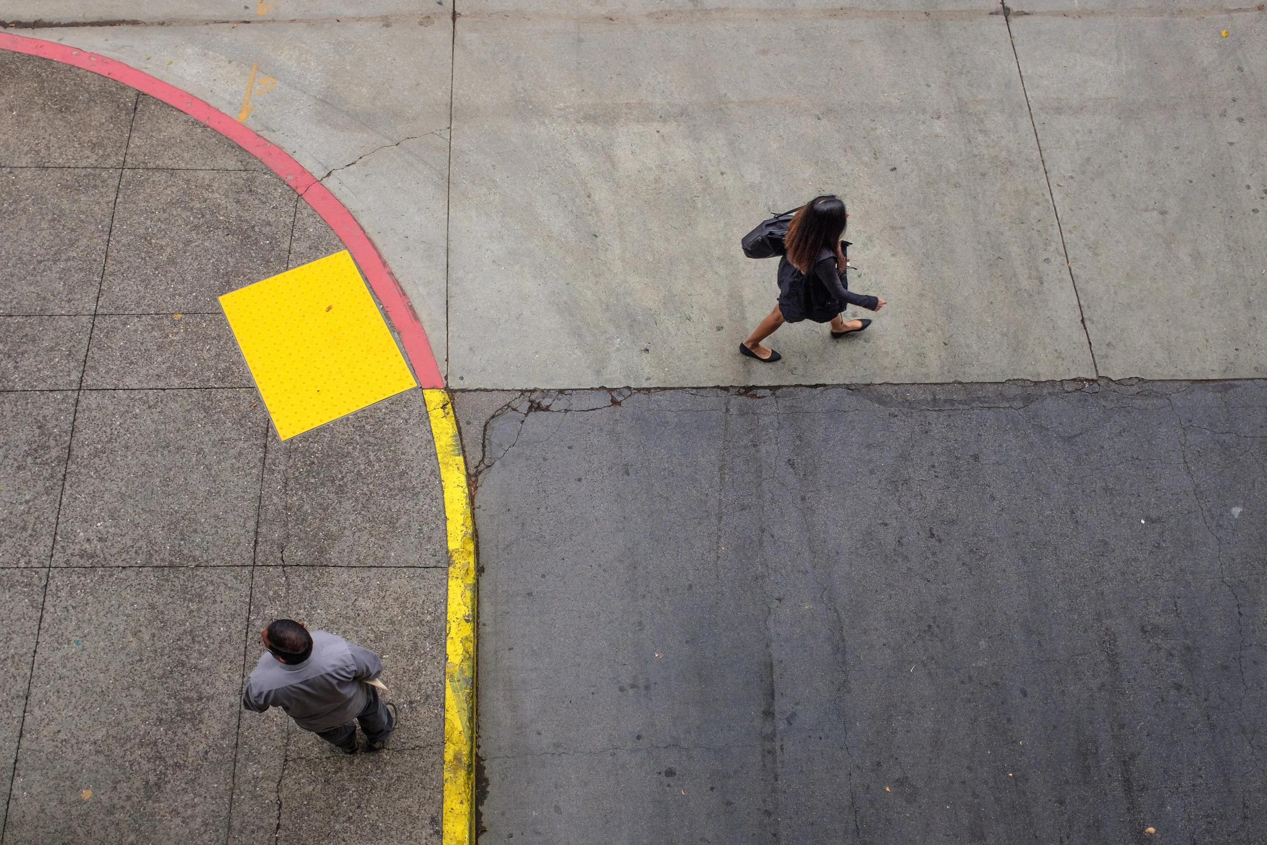 Living in geometry. Downtown LA. May, 2016. 