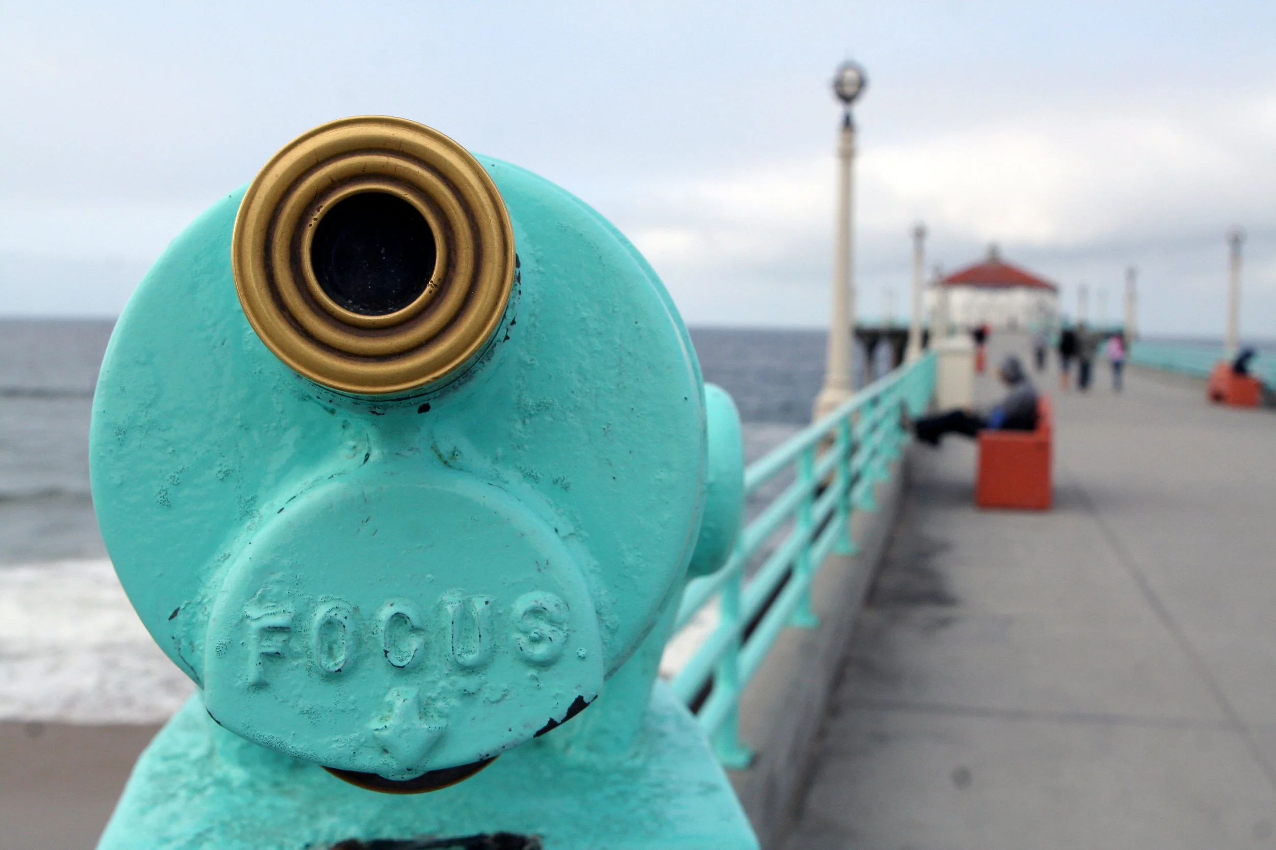 Focus. Manhattan Beach Pier. April, 2008. 
