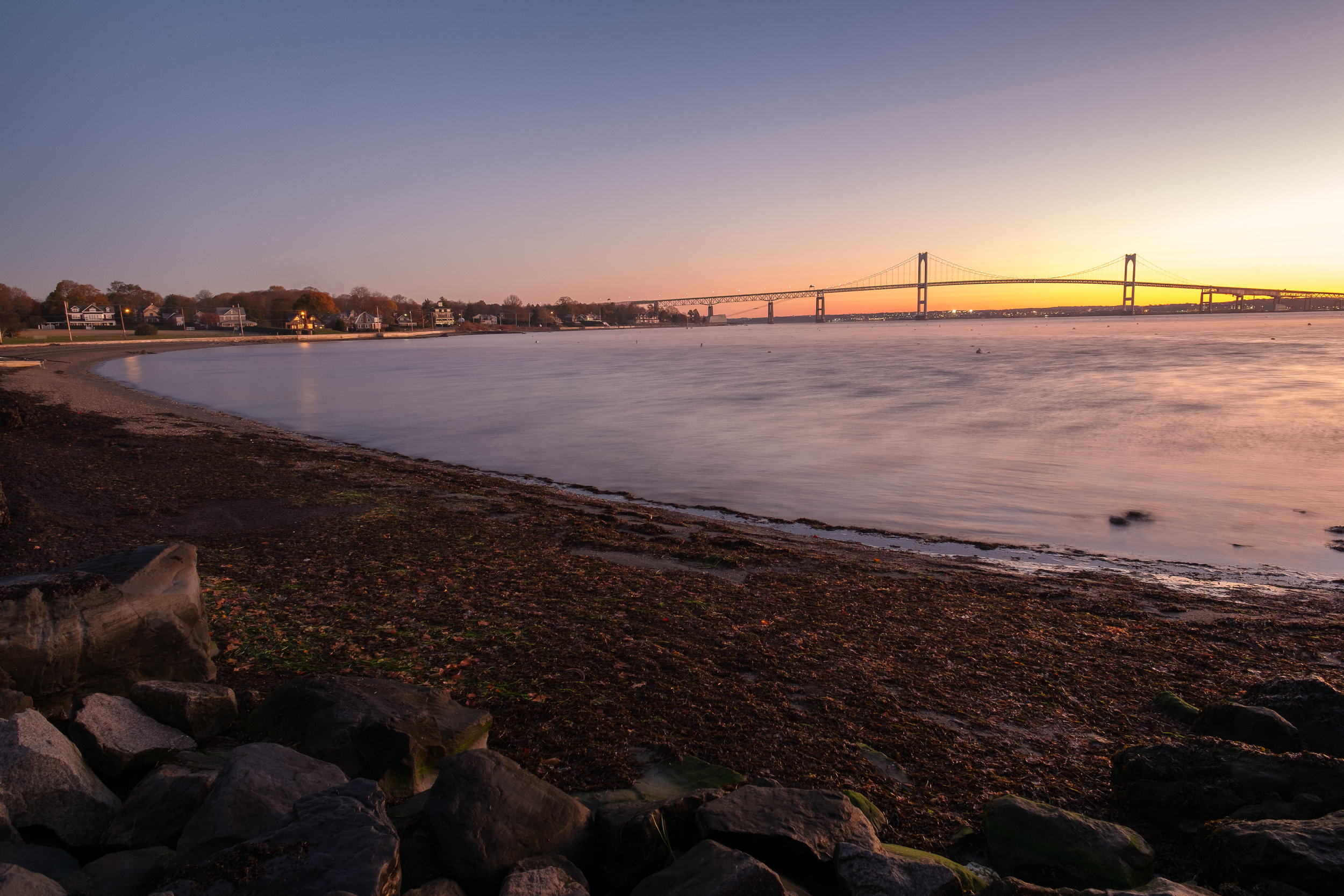  Claiborne Pell Newport Bridge. Jamestown, RI. November 2015. 