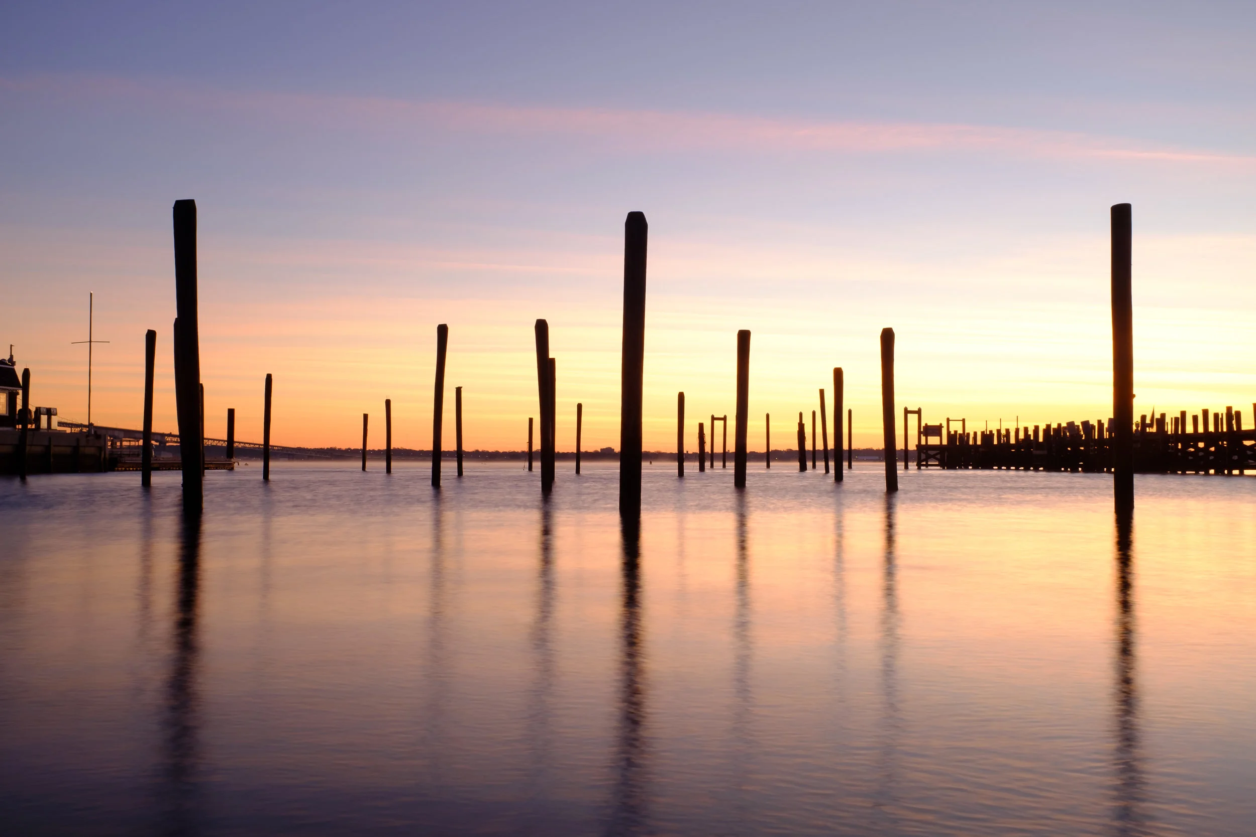 Claiborne Pell Newport Bridge. Jamestown, RI. November 2015.