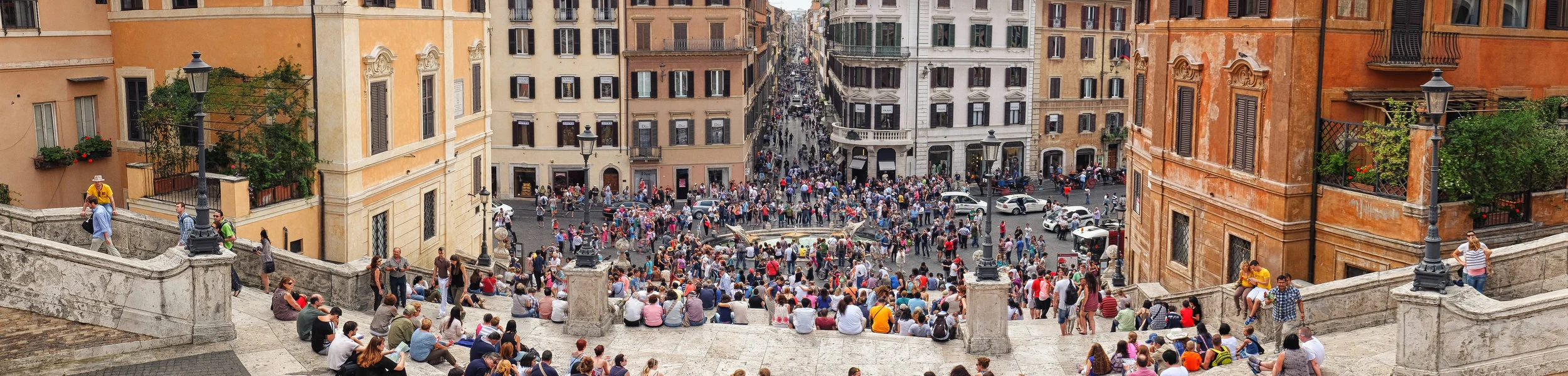 The Spanish Steps. Rome. June, 2013