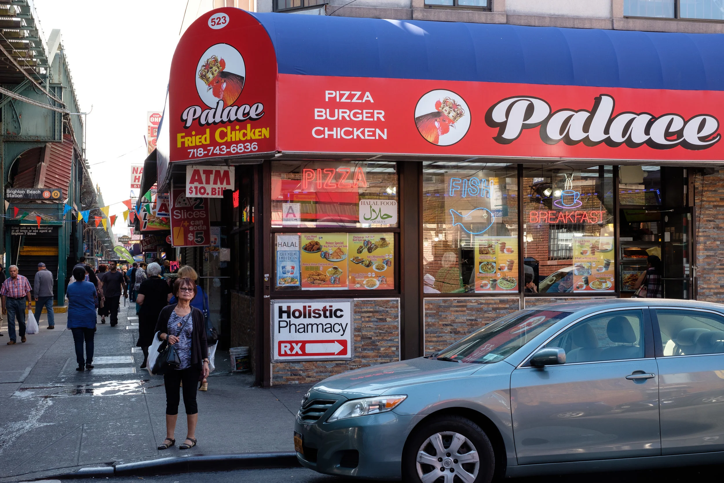 Brighton Beach Avenue. Brighton Beach, Brooklyn.