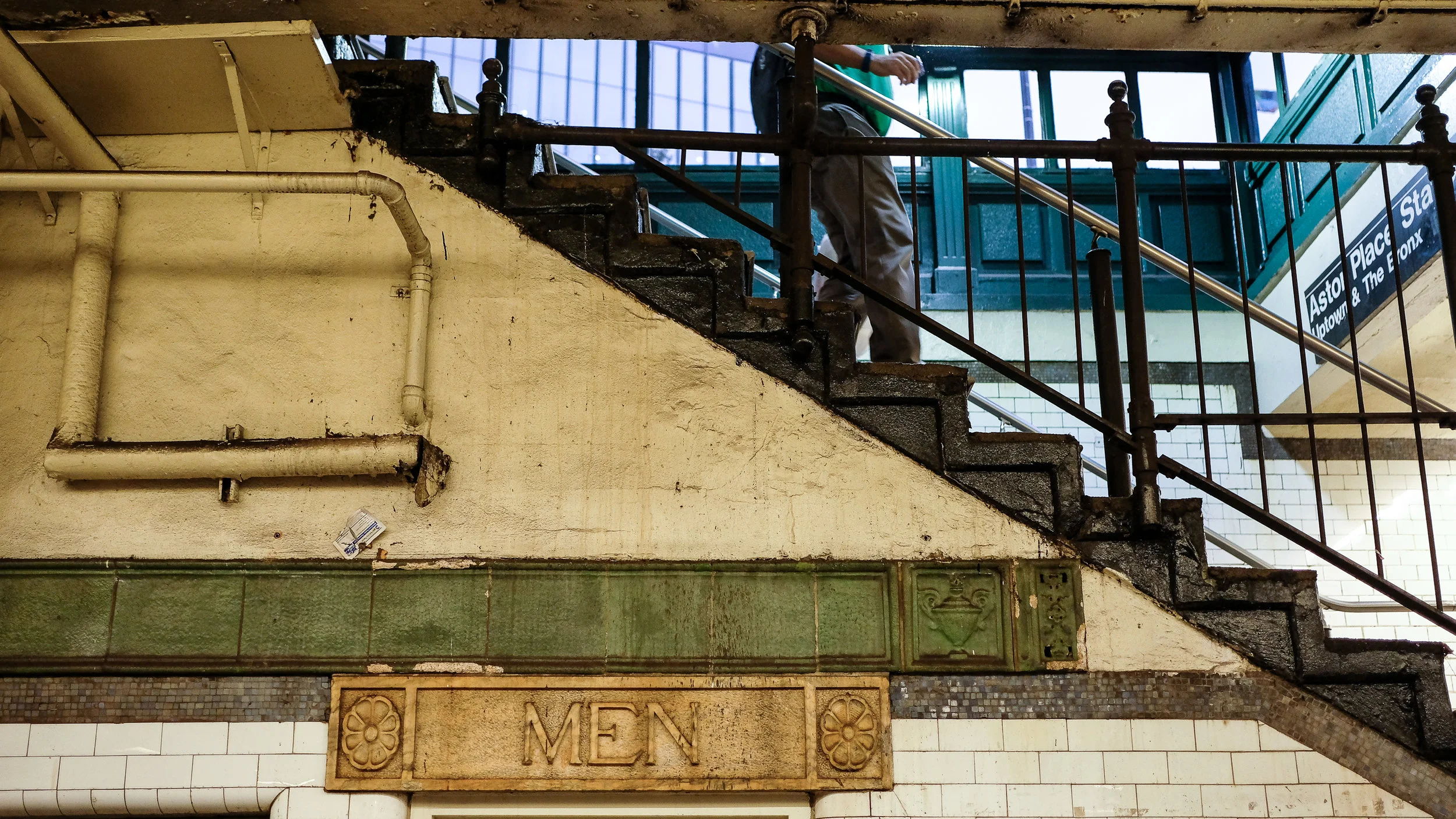 6 train. Astor Place. 