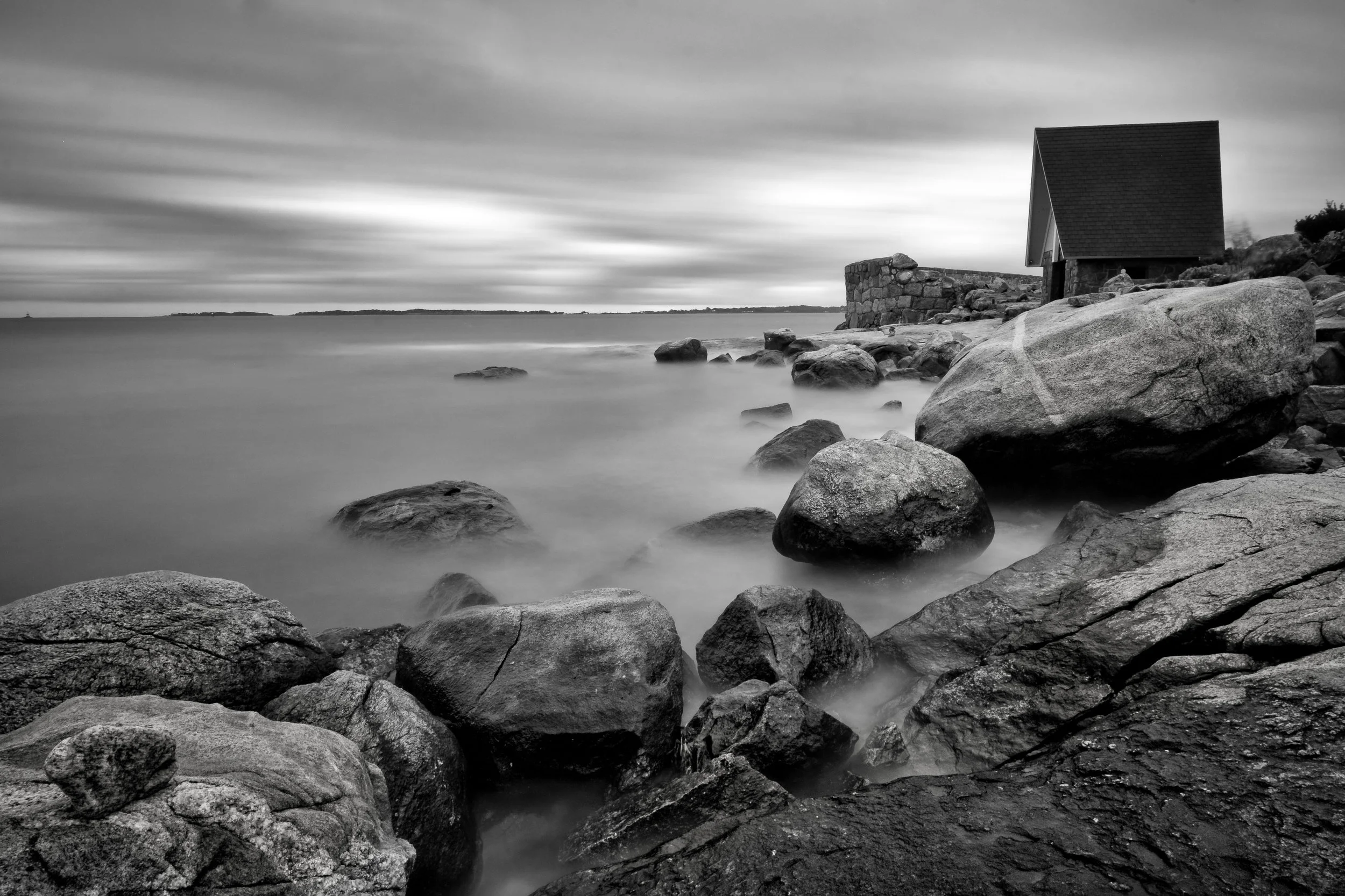 "Seaside Chapel." September 2, 2017. Ender's Island, Connecticut Fujifilm X-Pro2, 14mm, f/22, 120 seconds, ISO 200