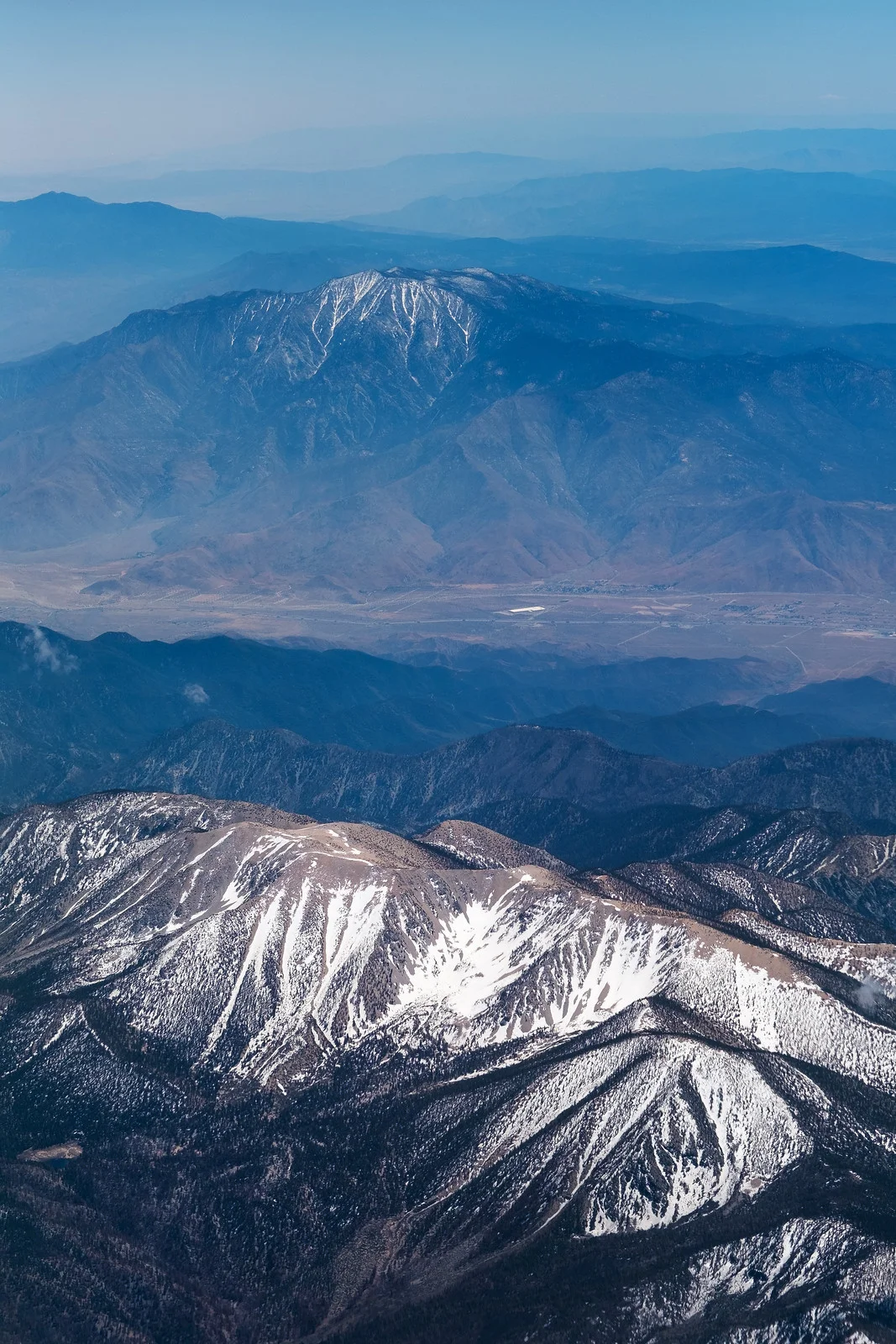Snow capped mountains