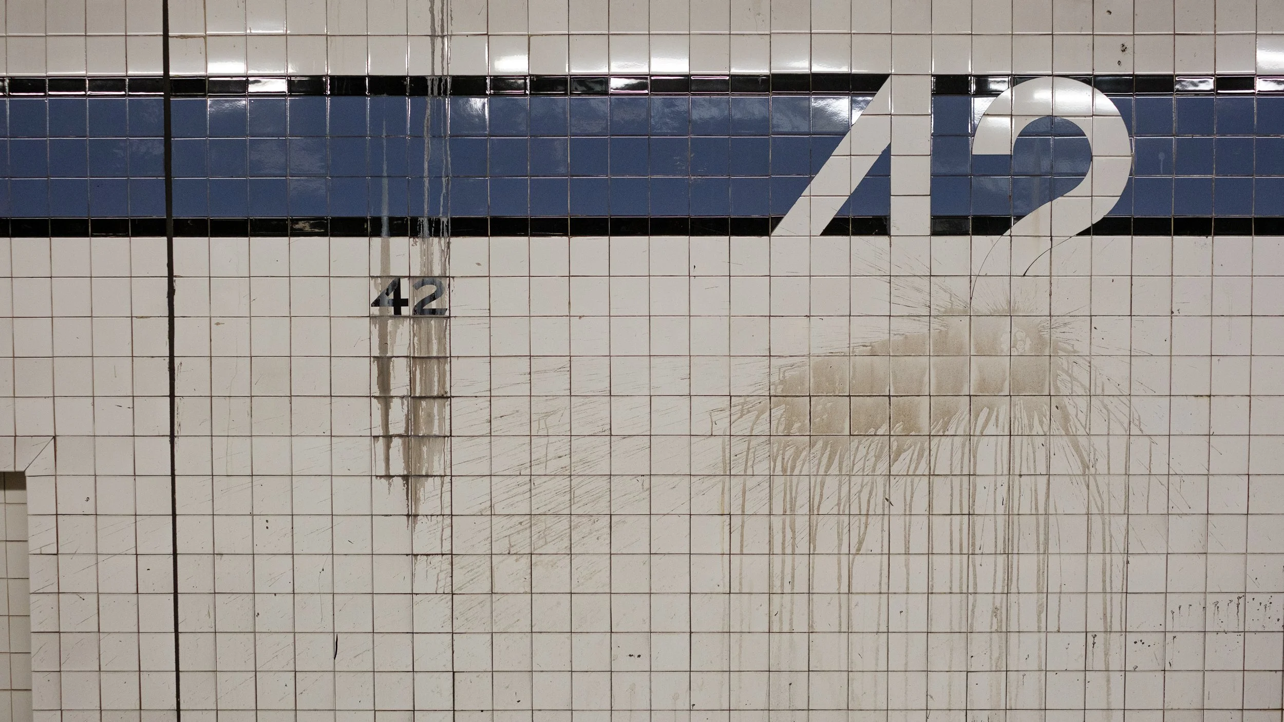 A, C, E trains. 42nd Street