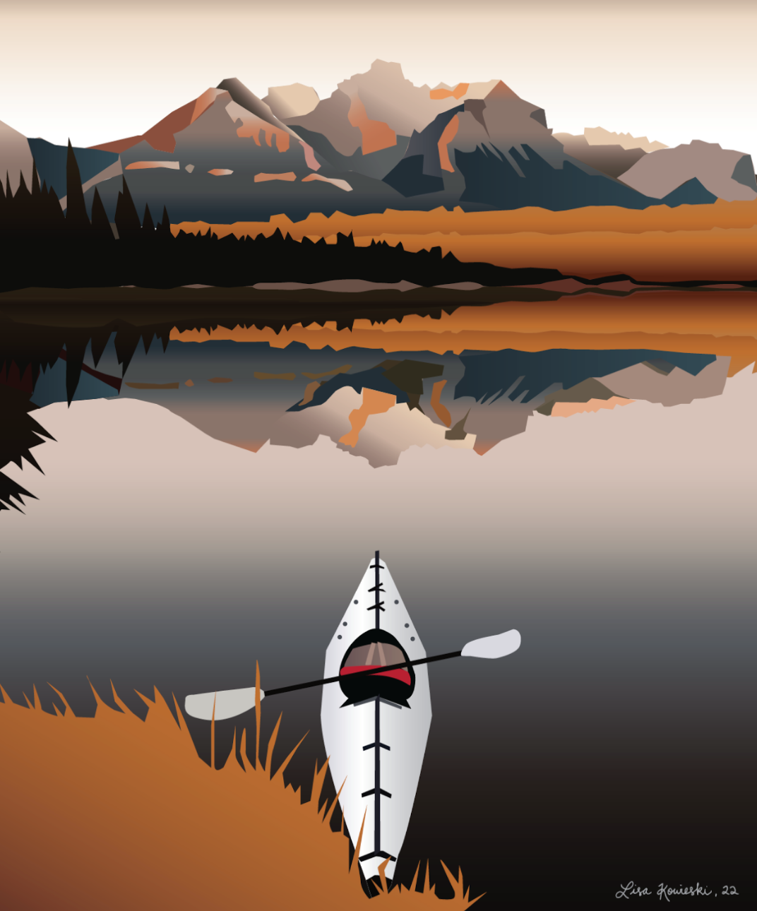 Kayak Digital Illustration.png