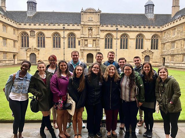 Spent the day exploring Oxford and learned about the incredible history of both the institution and the town. Rain or shine, the University of Oxford was beautiful! #FSUHESAPracticum18