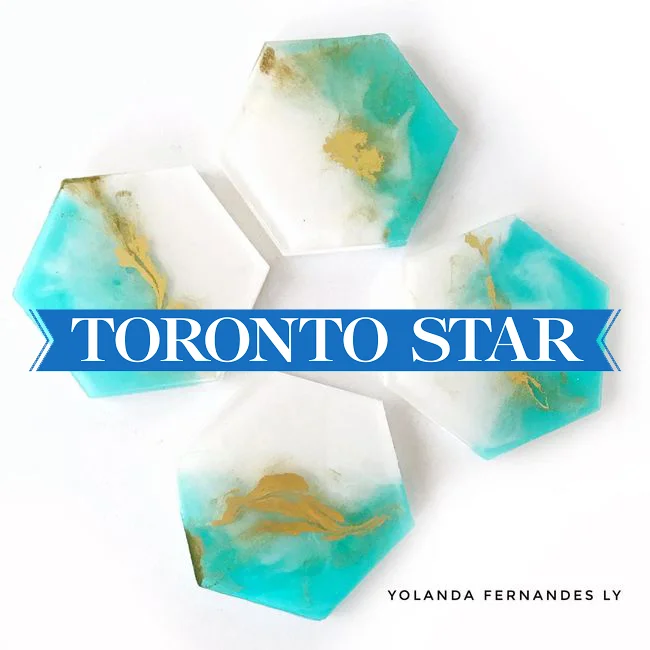 Toronto Star Yolanda Fernandes Ly YFL ART Resin Coasters.jpg