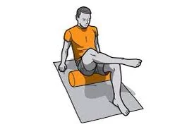 Be sure to roll into the opened, externally rotated glute. 