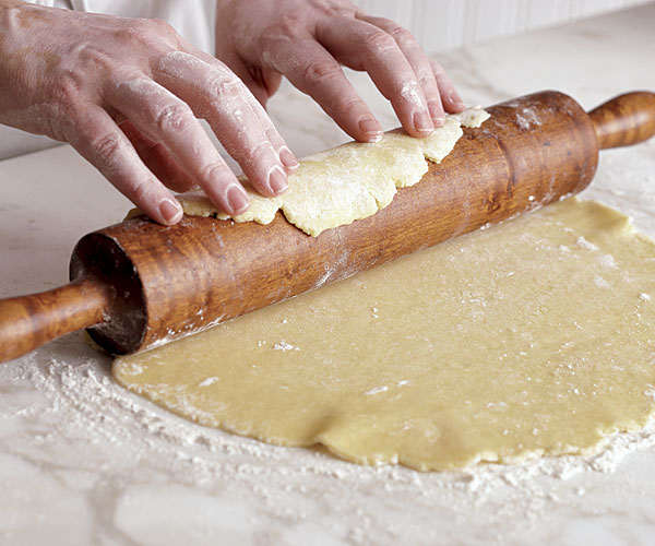 The rolling pin is your foam roller, and the dough is your pulverized quads.
