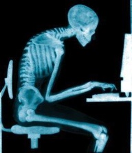 This guy may need an extra five minutes of foam-rolling before his training session.