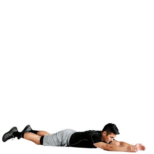 Superman is a great exercise for building posterior chain strength and awareness along the muscles of your spinal column.