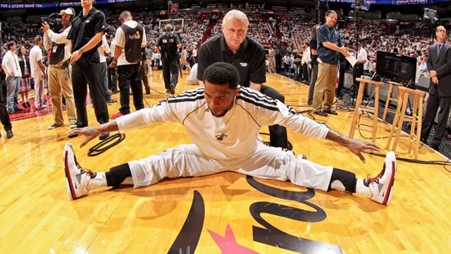Miami Heat strength coach Bill Foran in action. Photo Credit: SLAM.