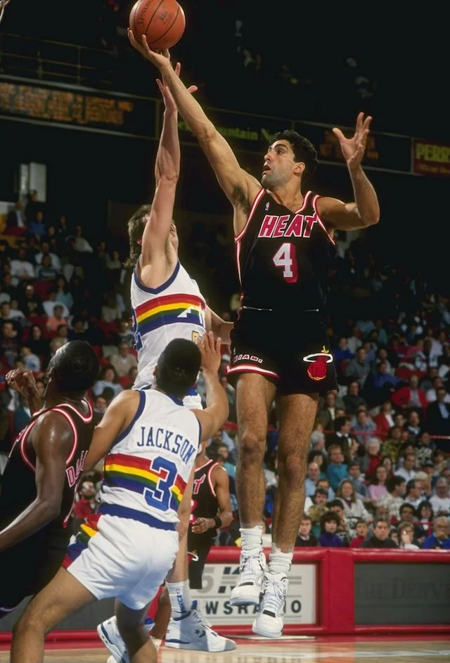 Rony Seikaly, the first-ever draft pick by the Miami Heat in 1988.