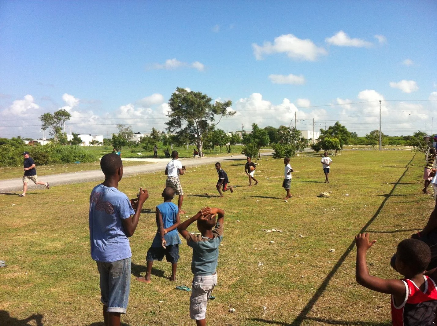 Dominican Republic youth engaging in unstructured free play.