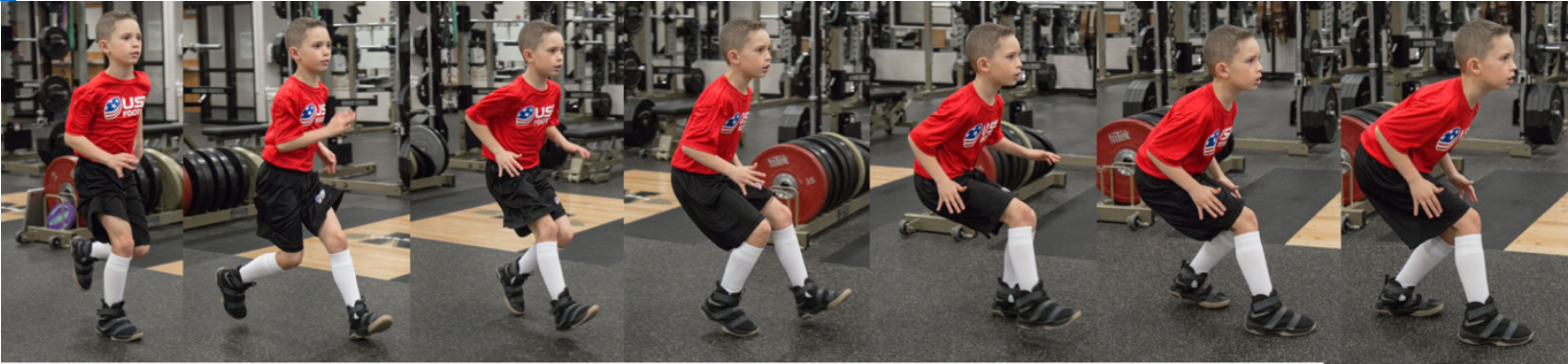 The phases of deceleration.