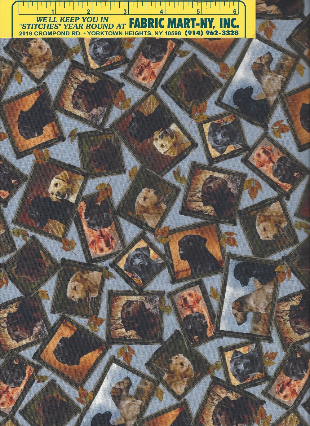 Labrador Puppy Fabric Loyal Loveable Labs Wood Plank Print in Tan From Quilting Treasures 100/% Premium Quality Cotton