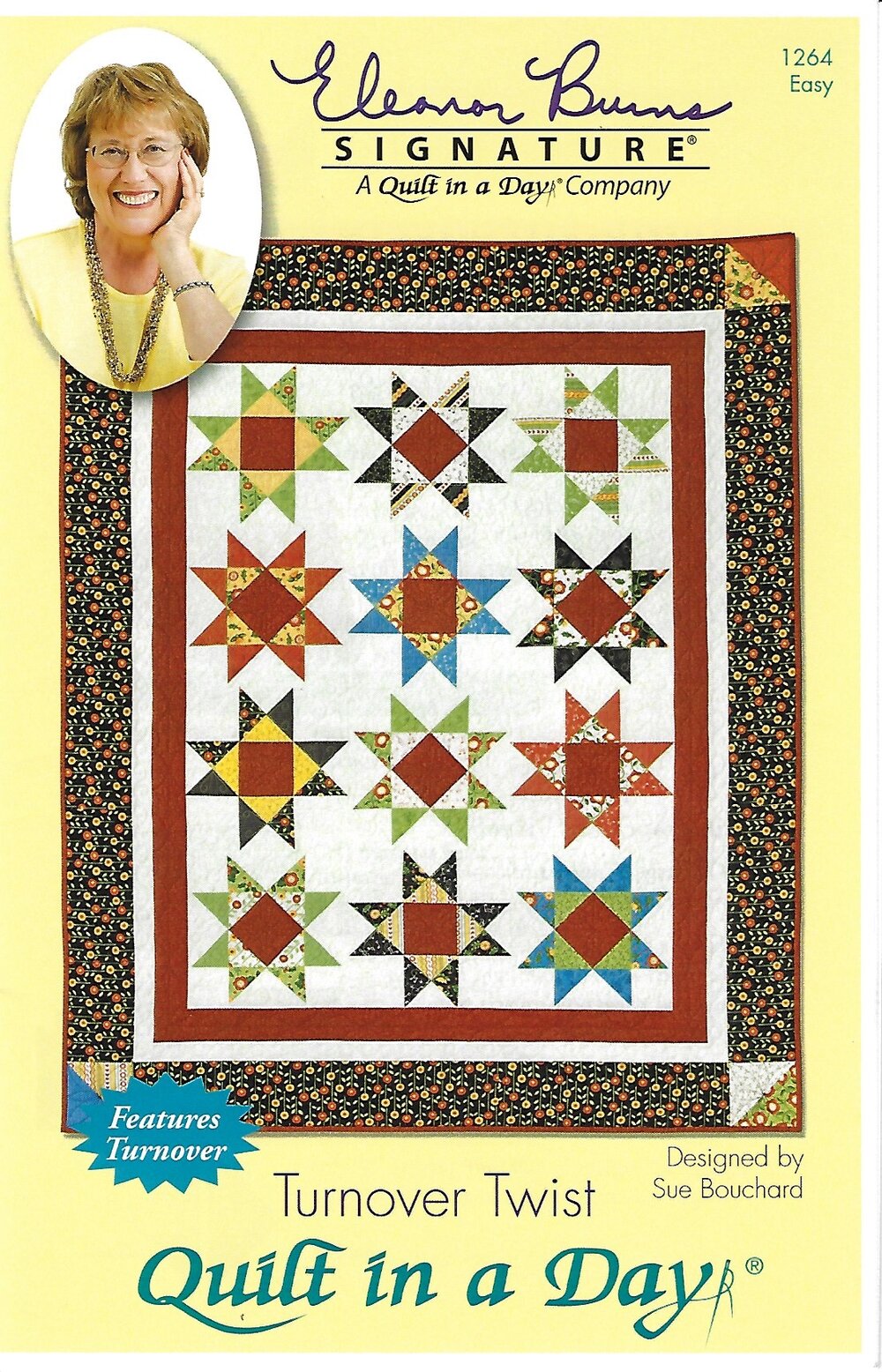  Twisted Star: Eleanor Burns Signature Quilt Pattern by