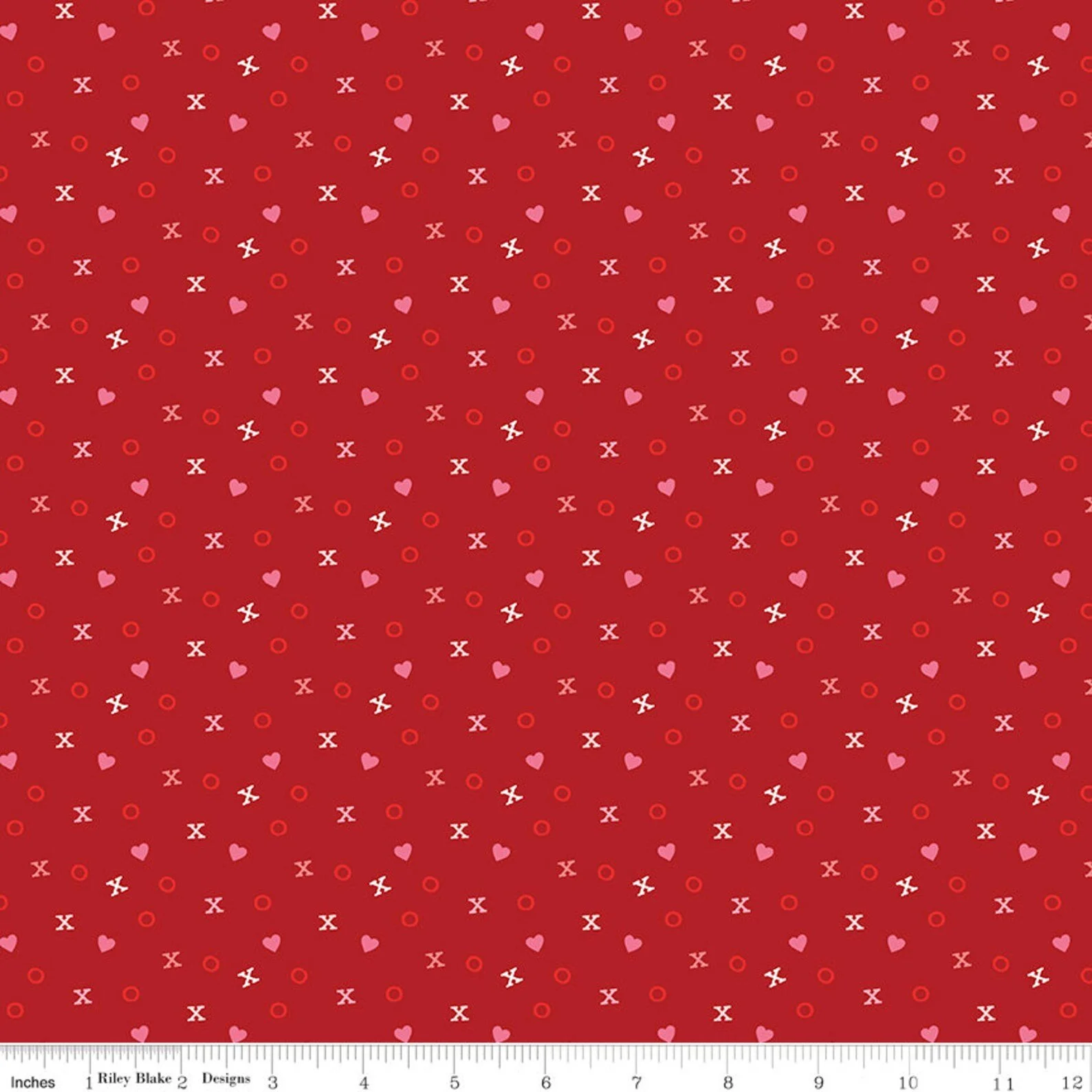 Riley Blake falling in love cotton fabric features pinks and reds with plaids, swirls and prints for valentines day