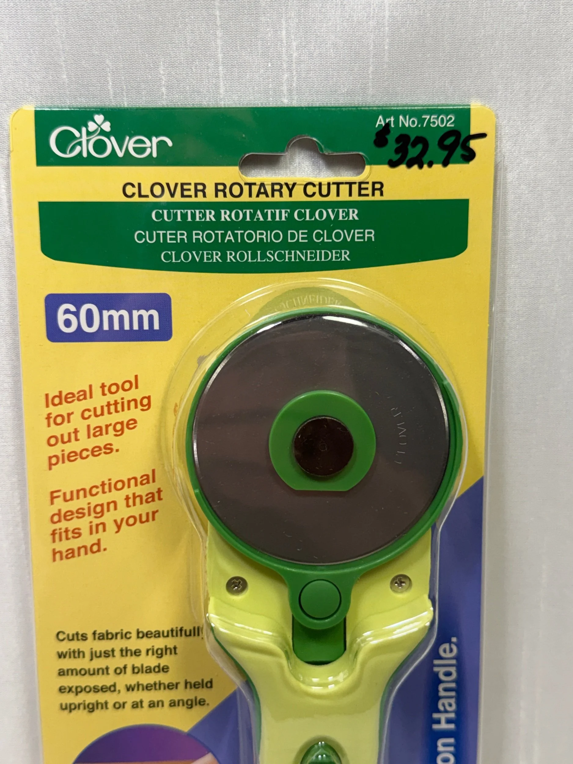 Clover 60mm Rotary Cutter — Art No. 7502