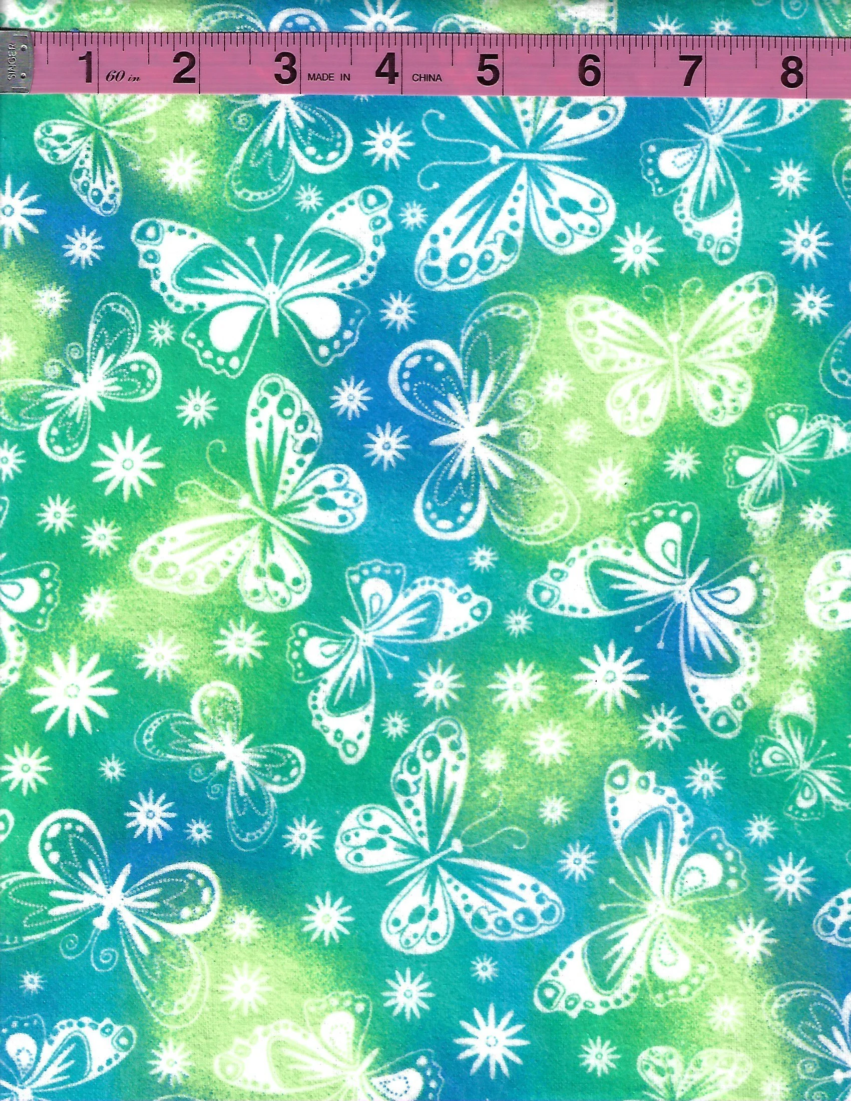 A. E. Nathan Comfy Prints Buterflies Cotton Flannel Fabric.jpg