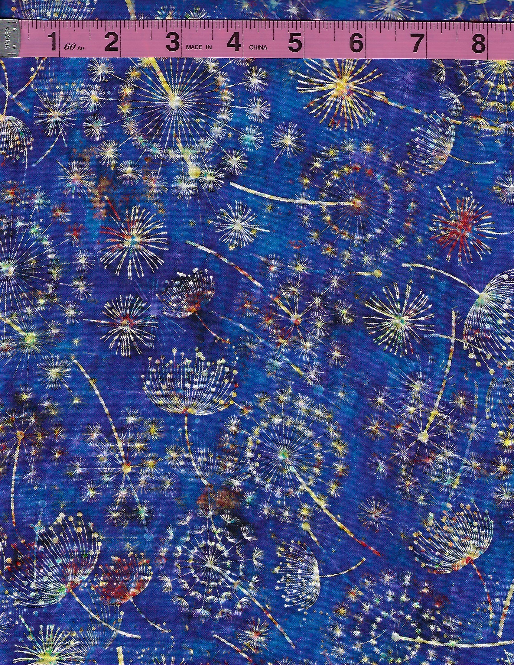 Botanica by QT Fabrics dandelions on Blue Purple.jpg