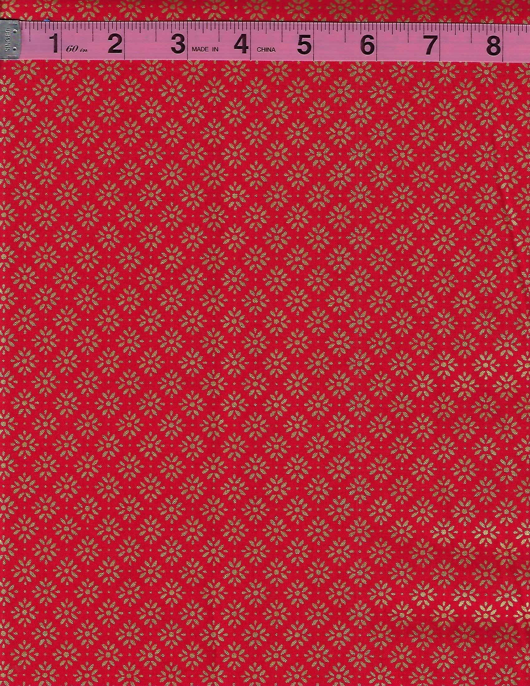 Celebrate the holiday season with this coordinating pair of Joyful cotton fabrics by Maywood Studio.