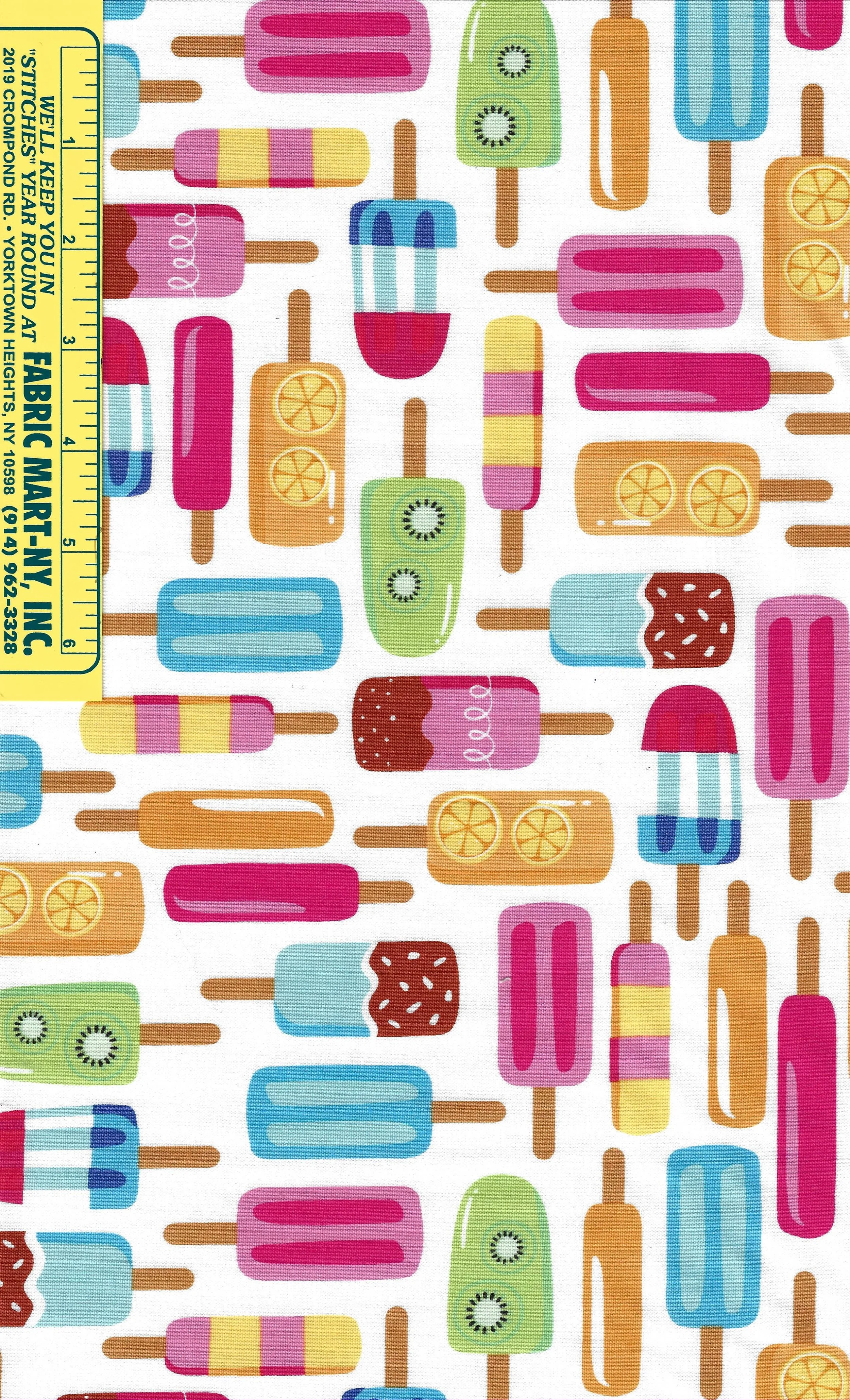 Rainbow Fruit Cotton Fabric by Riley Blake Designs for sewing quilting and decor projects