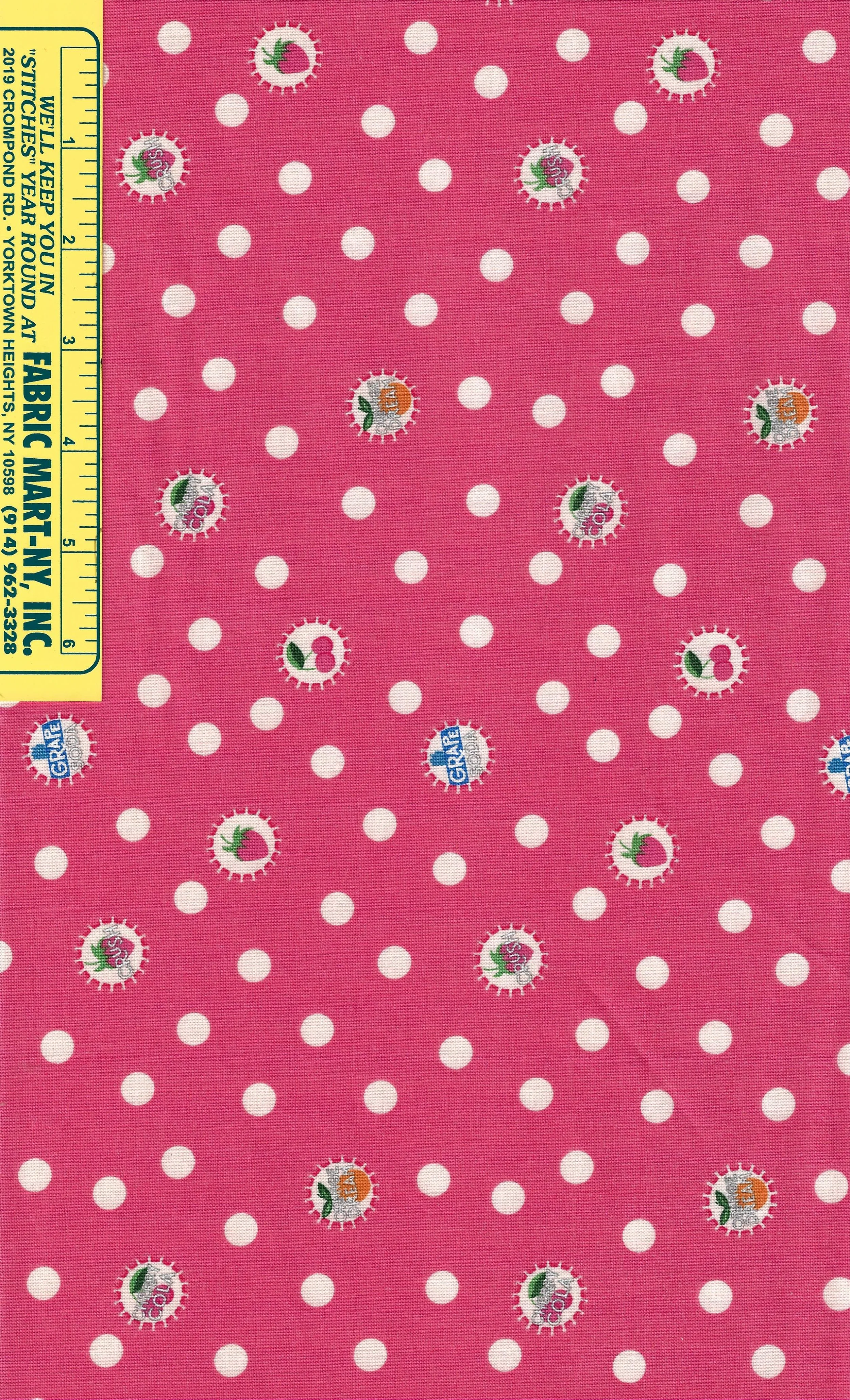 Riley Blake Dots on Pink Summer Picnic Cotton Fabric Sewing and Quilting DIY.jpg