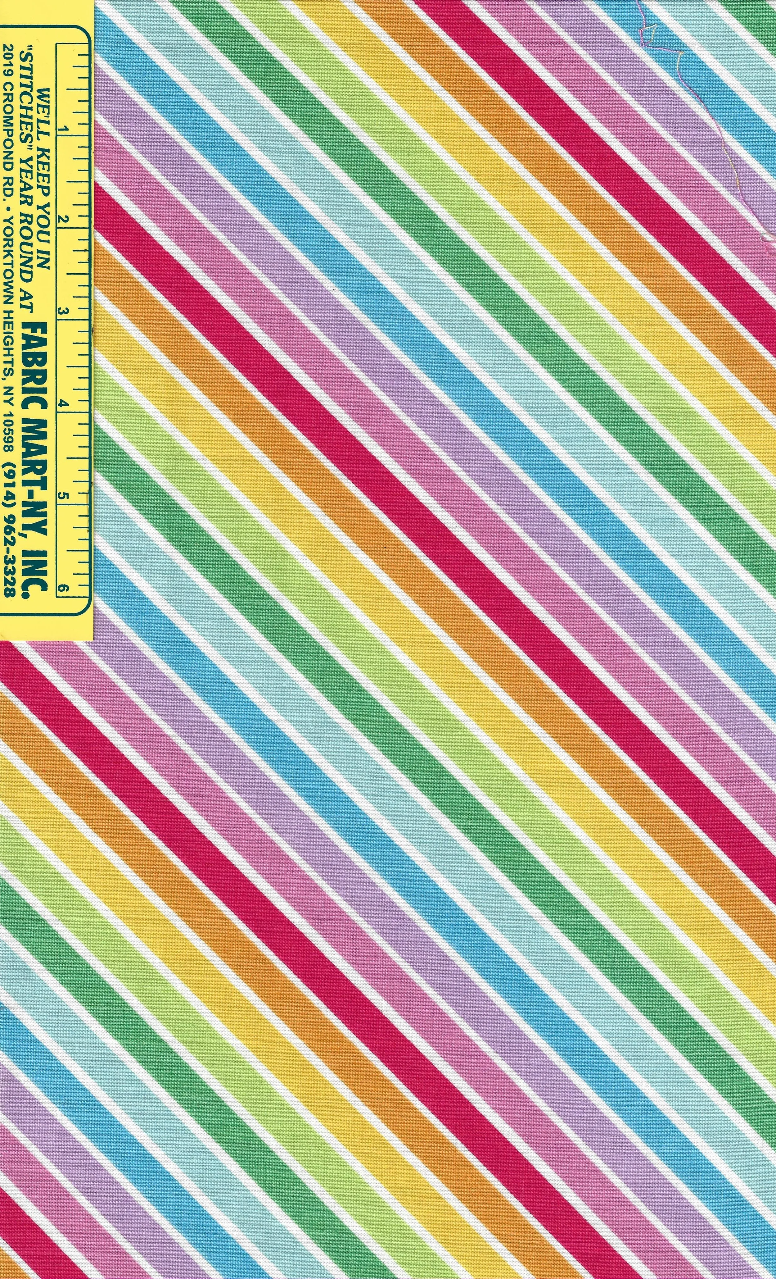 Rainbow Fruit Cotton Fabric by Riley Blake Designs for sewing quilting and decor projects