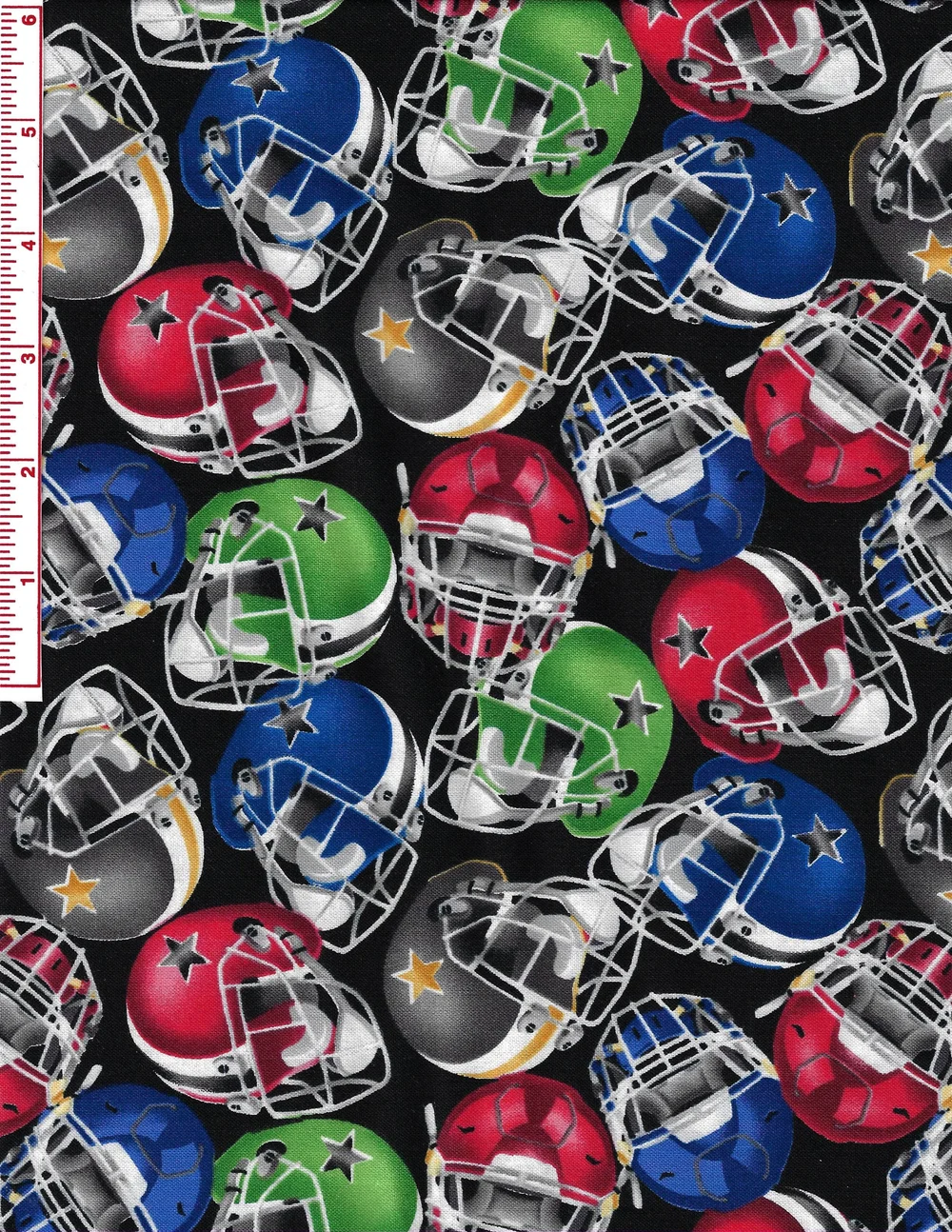 Love of The Game Football Helmet Cotton Fabric by Blank Quilting  Fabric  Mart-ny, inc.
