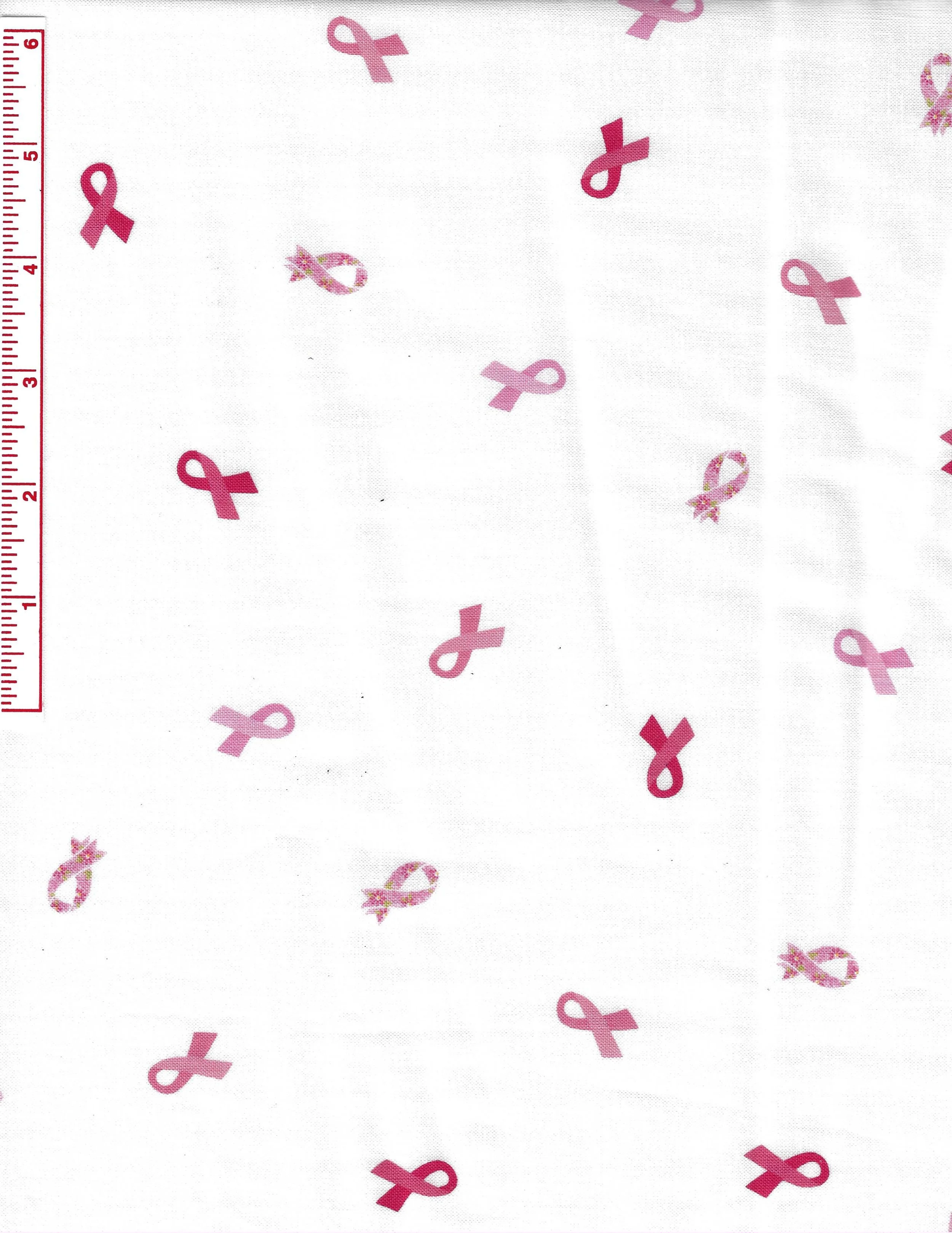 Strength in Pink Cotton Fabric From Riley Blake Designs Breast Cancer Awareness Fabric Cotton